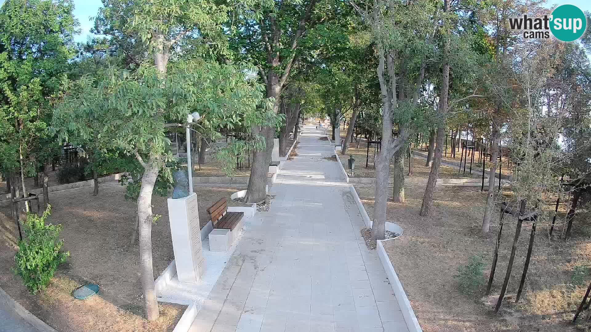 Writers’ Park Webcam Senj – Live by the Sea