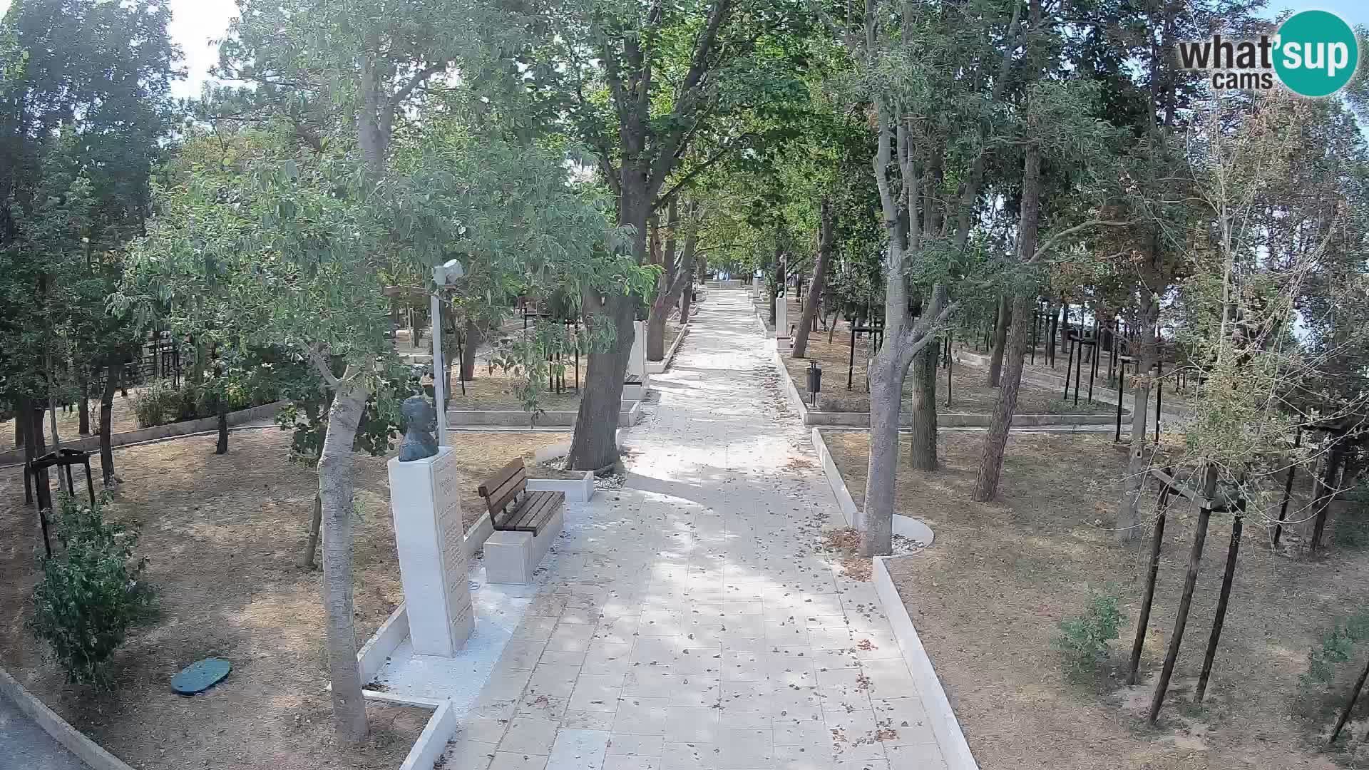 Writers’ Park Webcam Senj – Live by the Sea