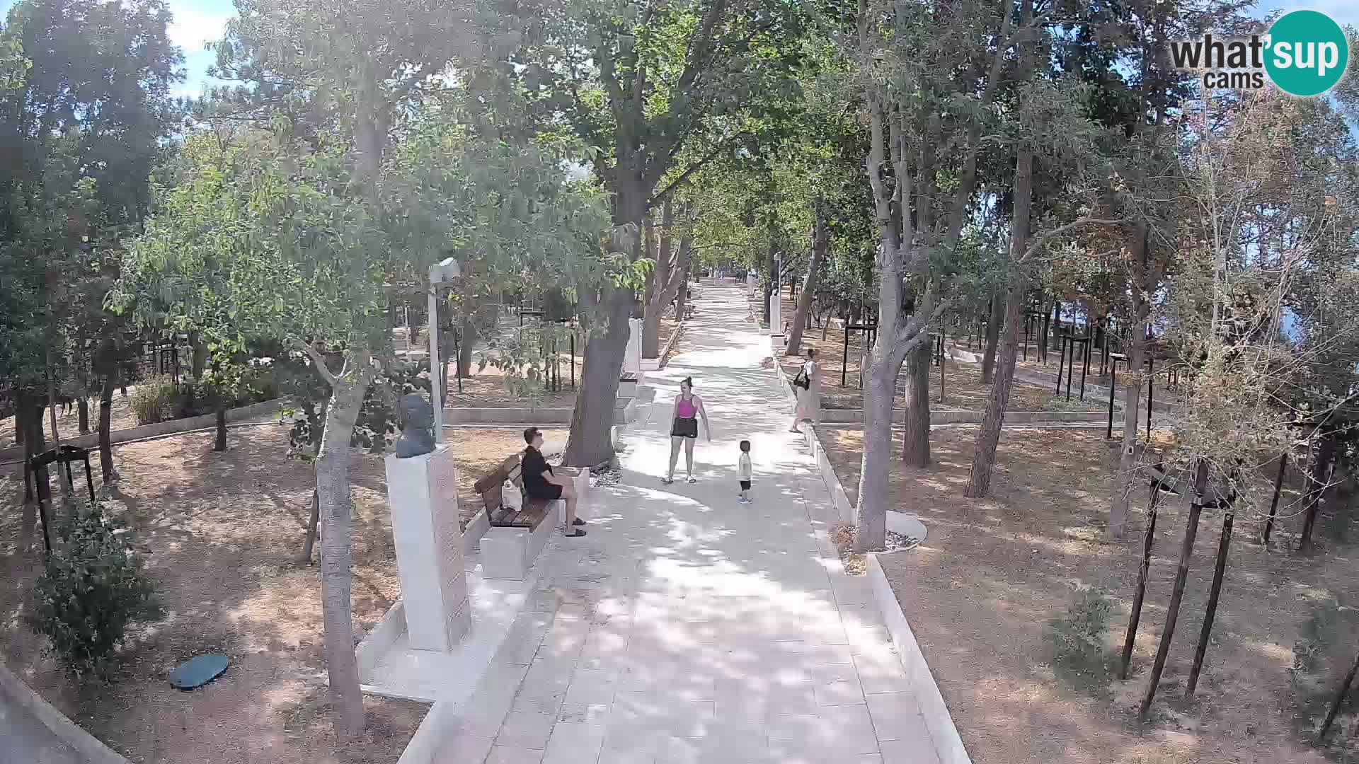 Writers’ Park Webcam Senj – Live by the Sea