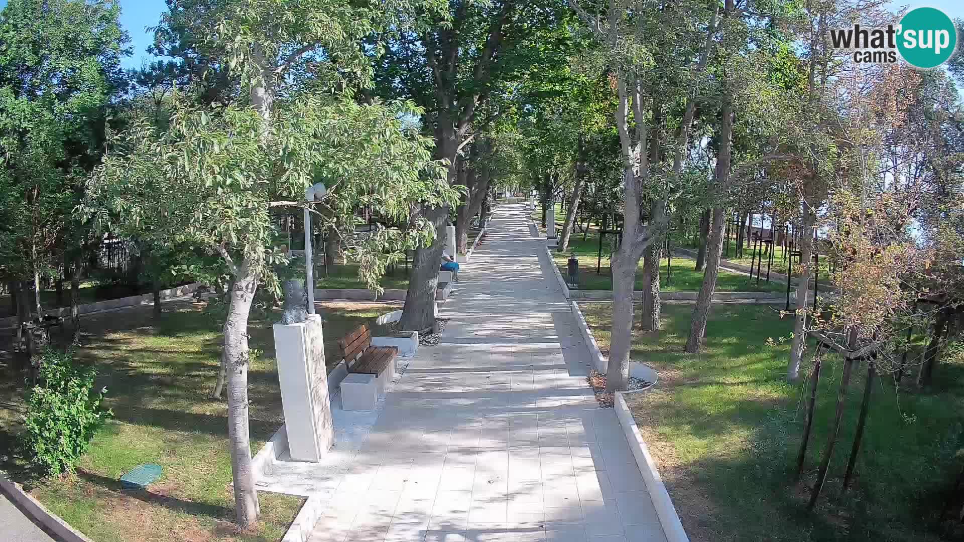 Webcam Schriftstellerpark Senj – Live am Meer