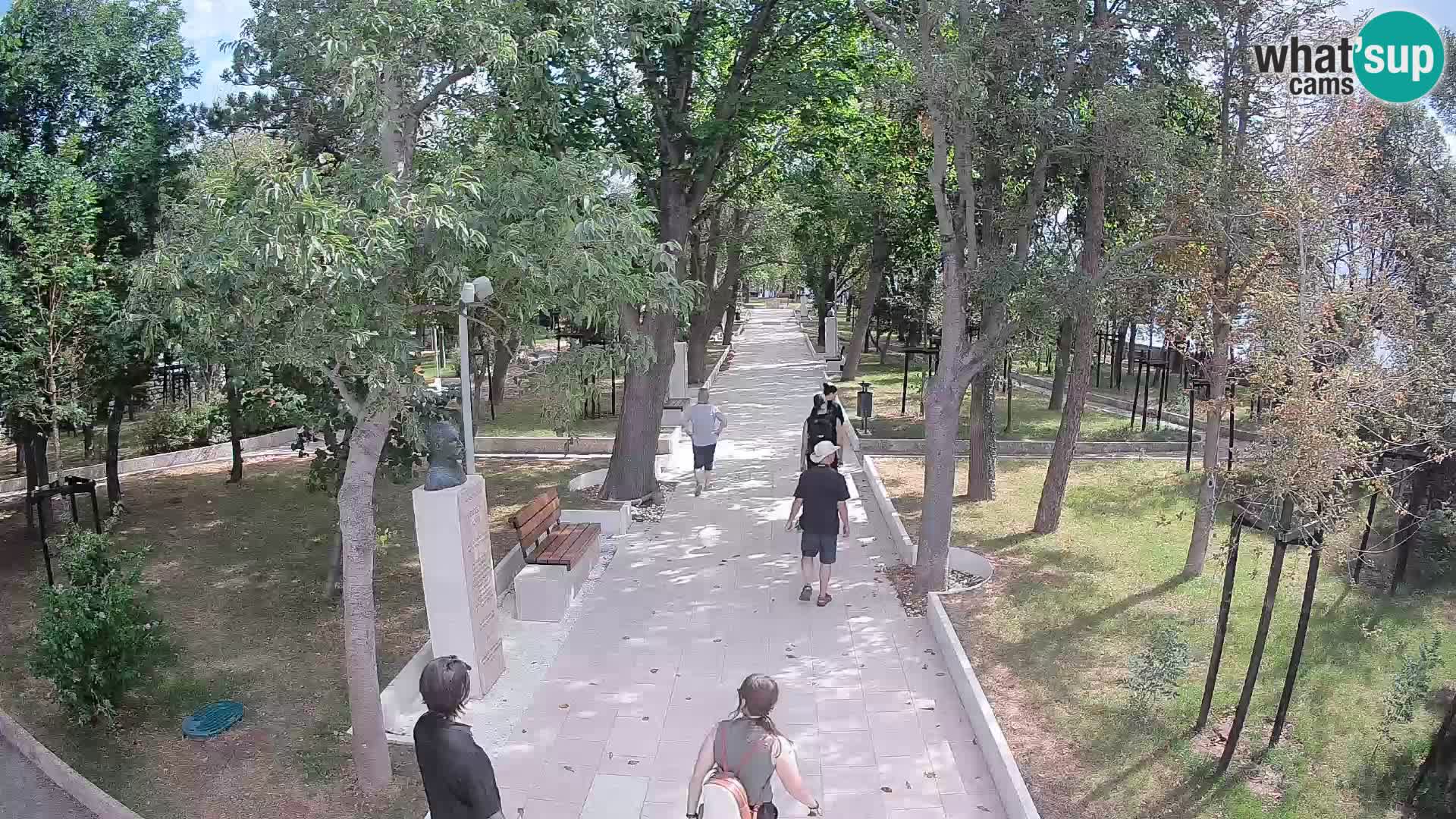 Writers’ Park Webcam Senj – Live by the Sea