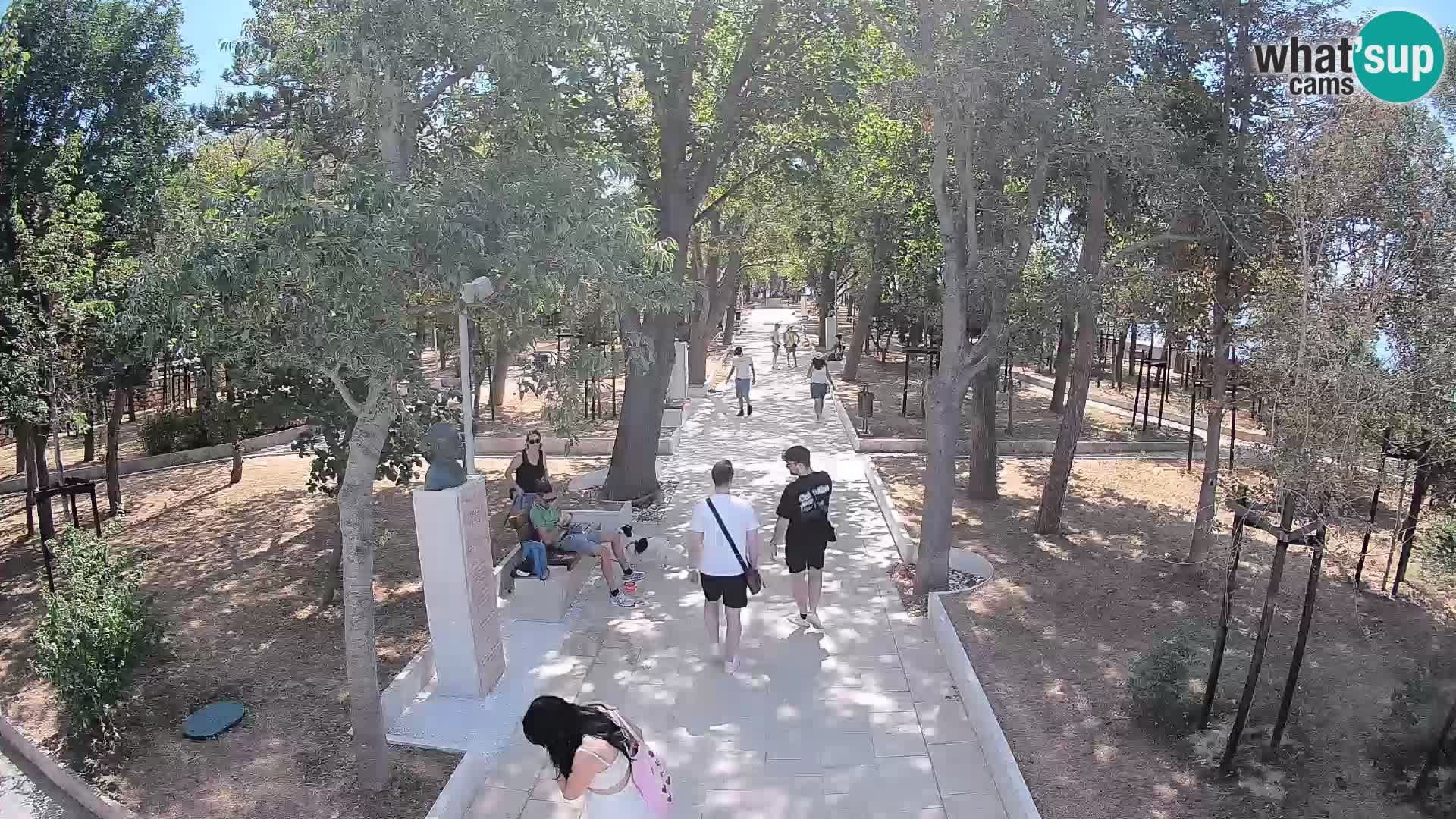 Webcam Schriftstellerpark Senj – Live am Meer