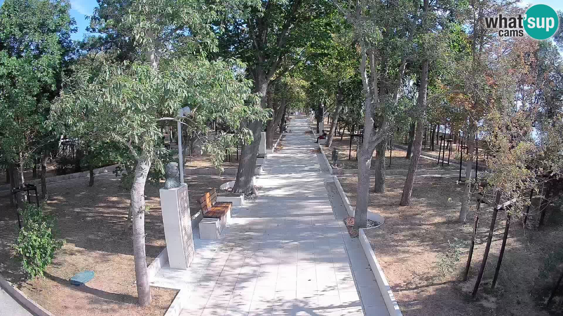 Writers’ Park Webcam Senj – Live by the Sea