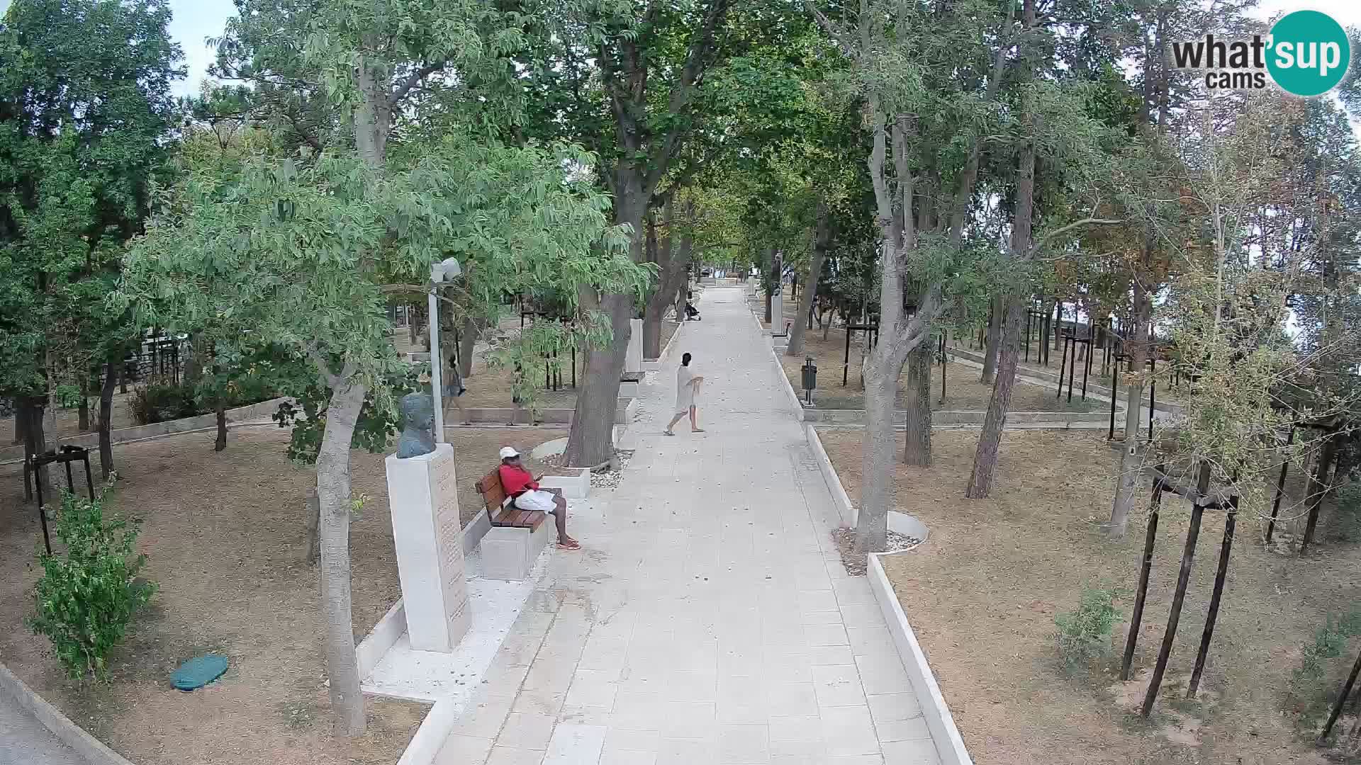 Writers’ Park Webcam Senj – Live by the Sea