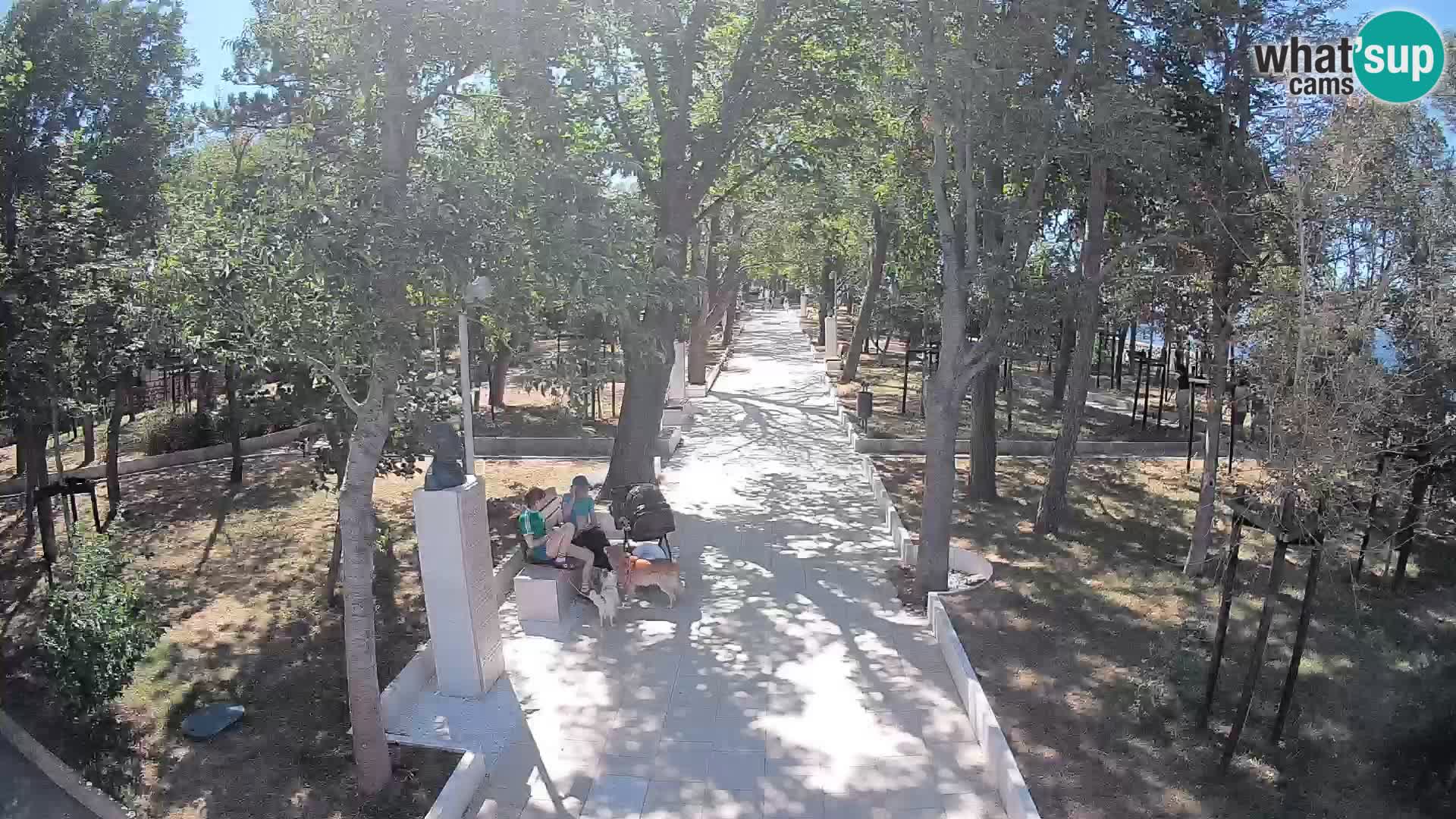Writers’ Park Webcam Senj – Live by the Sea