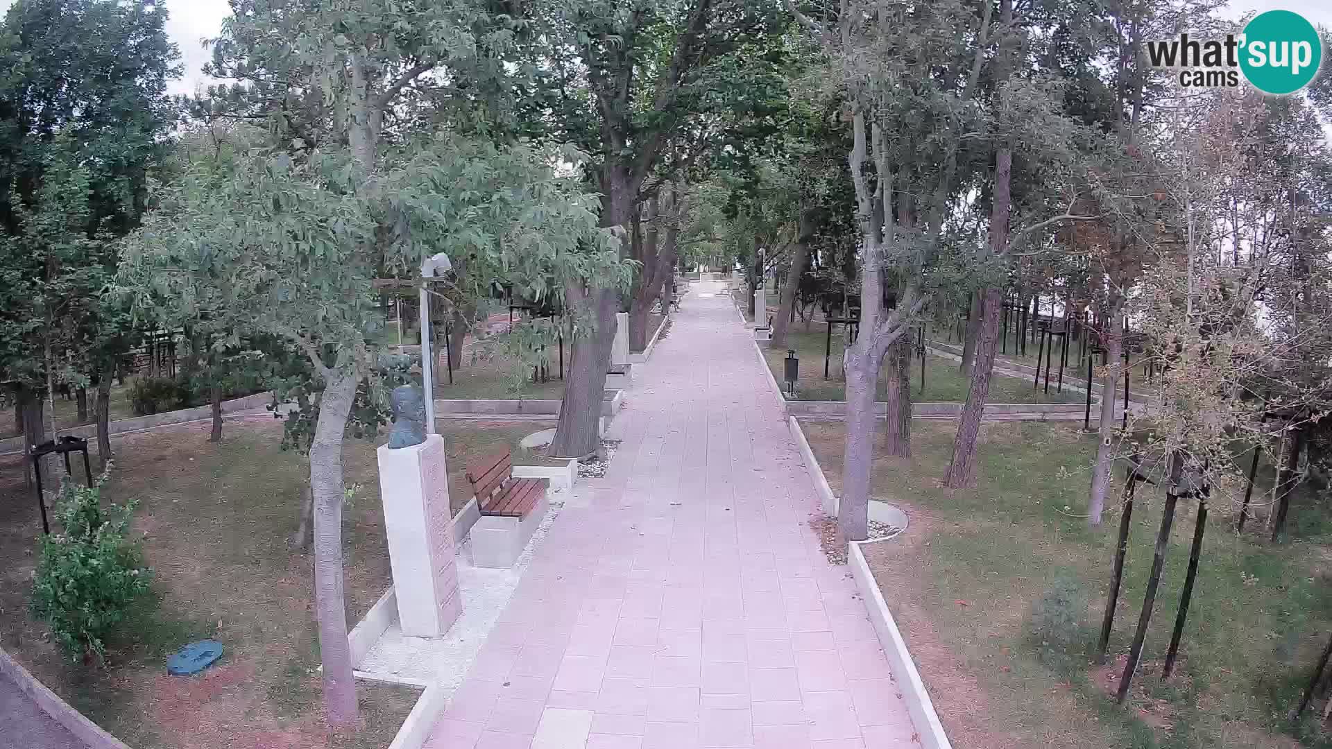 Writers’ Park Webcam Senj – Live by the Sea