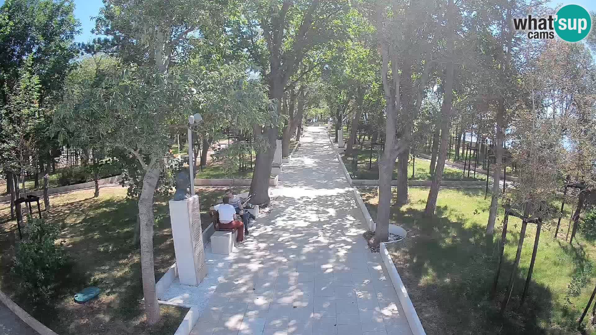Writers’ Park Webcam Senj – Live by the Sea