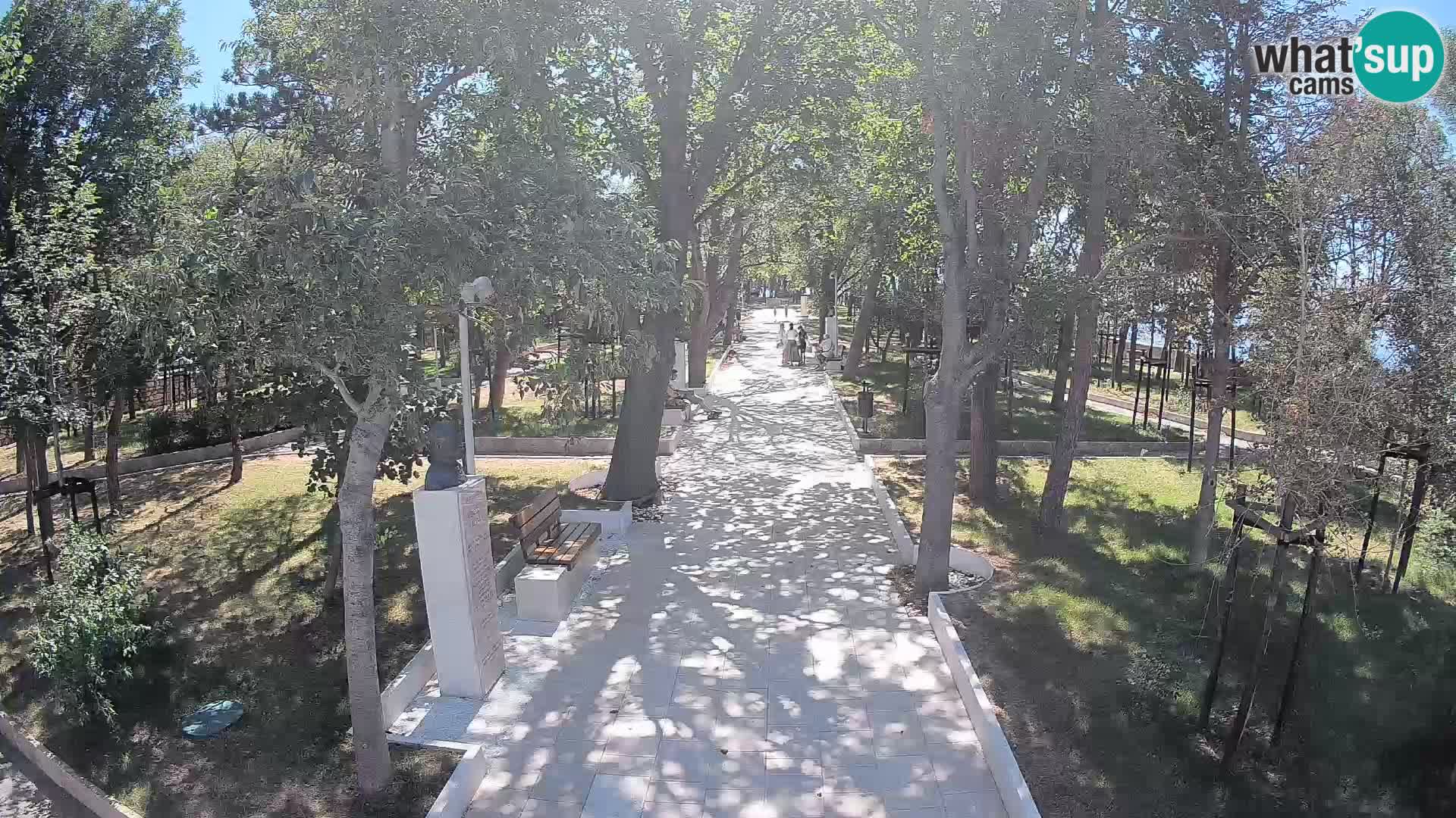 Writers’ Park Webcam Senj – Live by the Sea