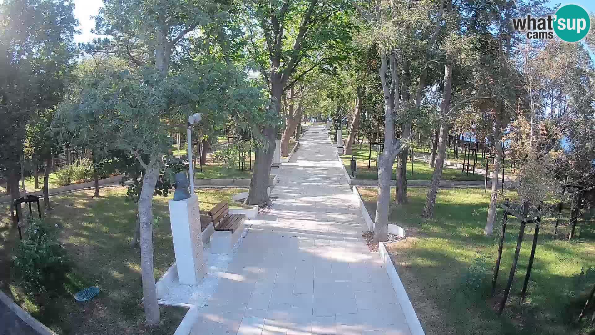 Writers’ Park Webcam Senj – Live by the Sea