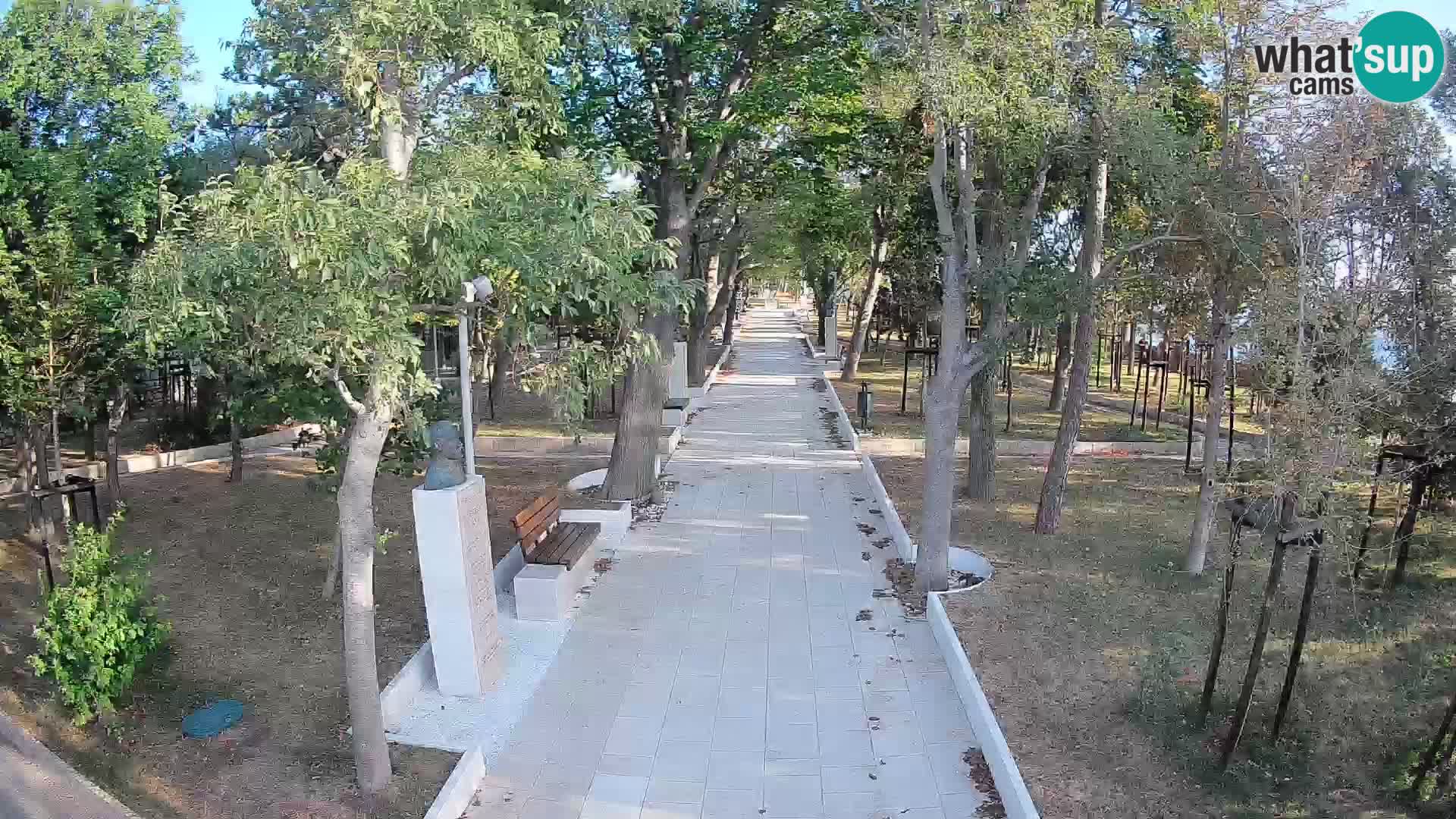 Writers’ Park Webcam Senj – Live by the Sea
