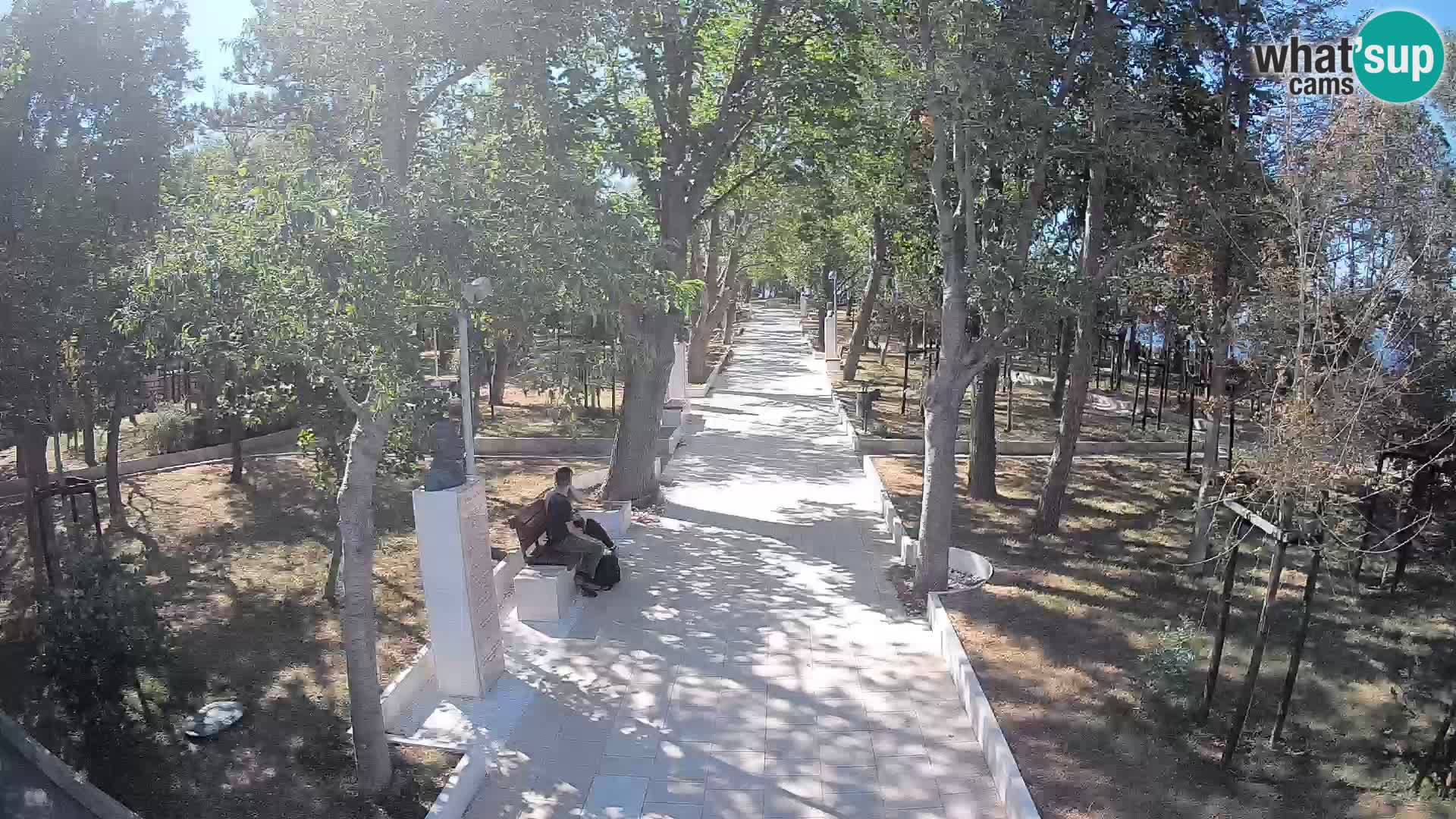 Webcam Schriftstellerpark Senj – Live am Meer