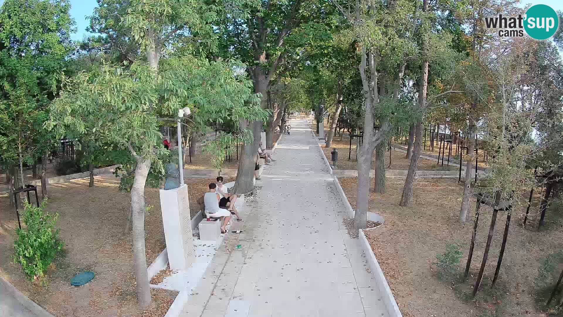 Writers’ Park Webcam Senj – Live by the Sea