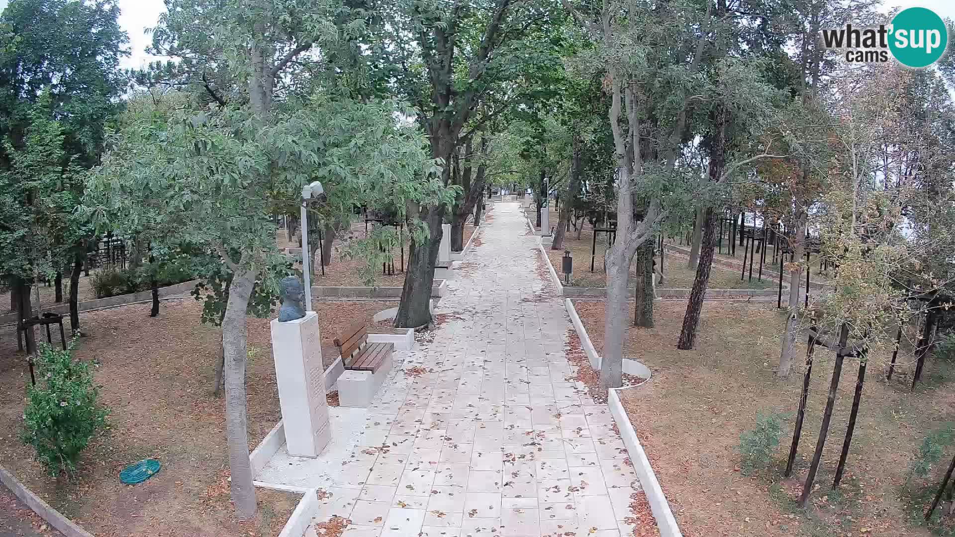 Writers’ Park Webcam Senj – Live by the Sea