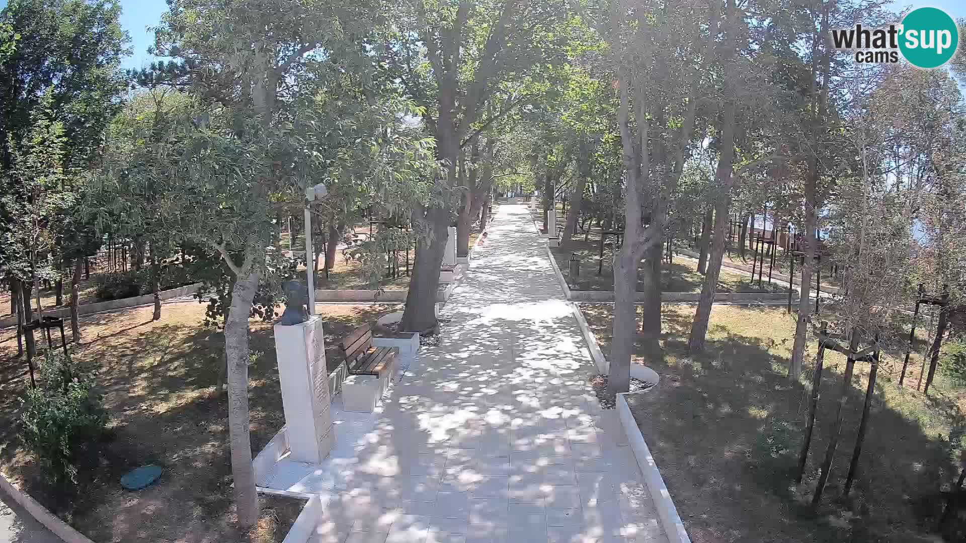 Writers’ Park Webcam Senj – Live by the Sea