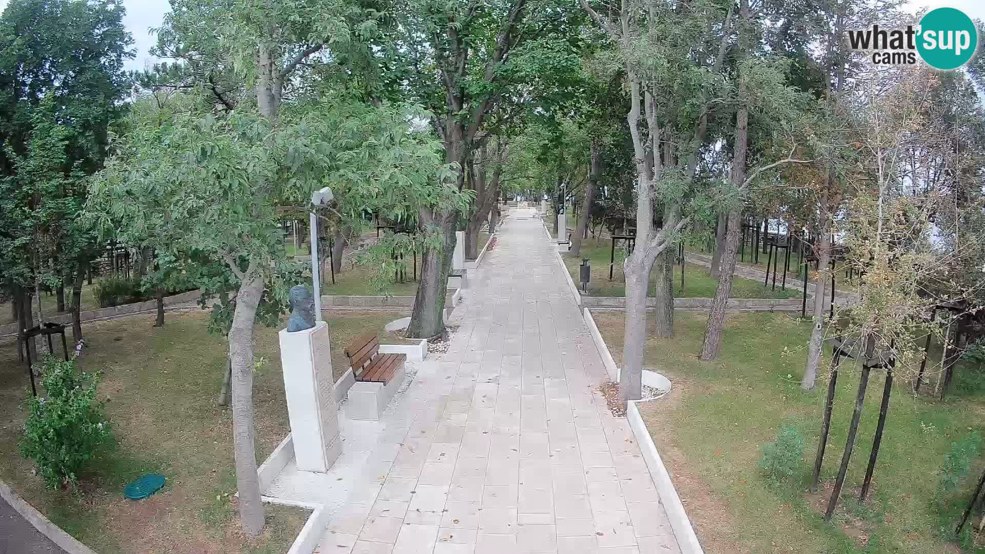 Writers’ Park Webcam Senj – Live by the Sea