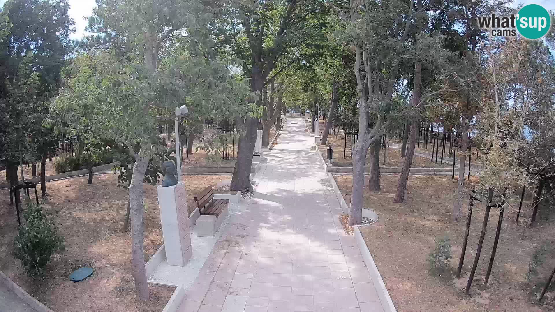 Writers’ Park Webcam Senj – Live by the Sea
