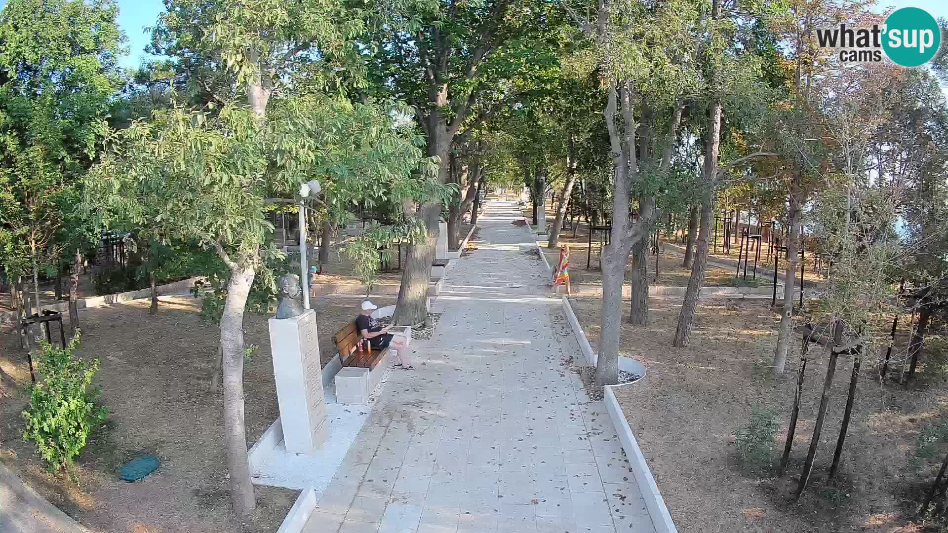 Writers’ Park Webcam Senj – Live by the Sea