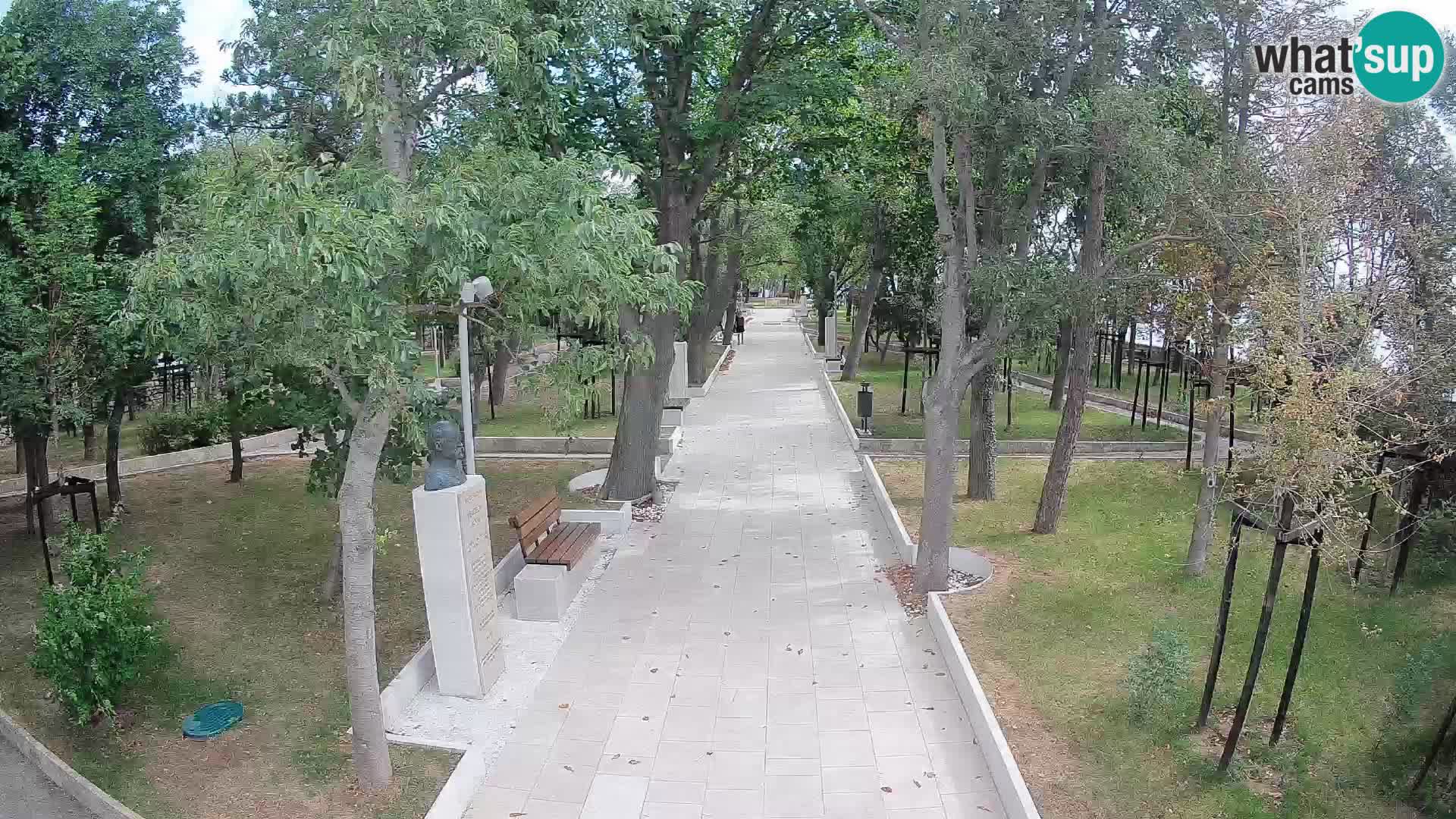 Webcam Schriftstellerpark Senj – Live am Meer