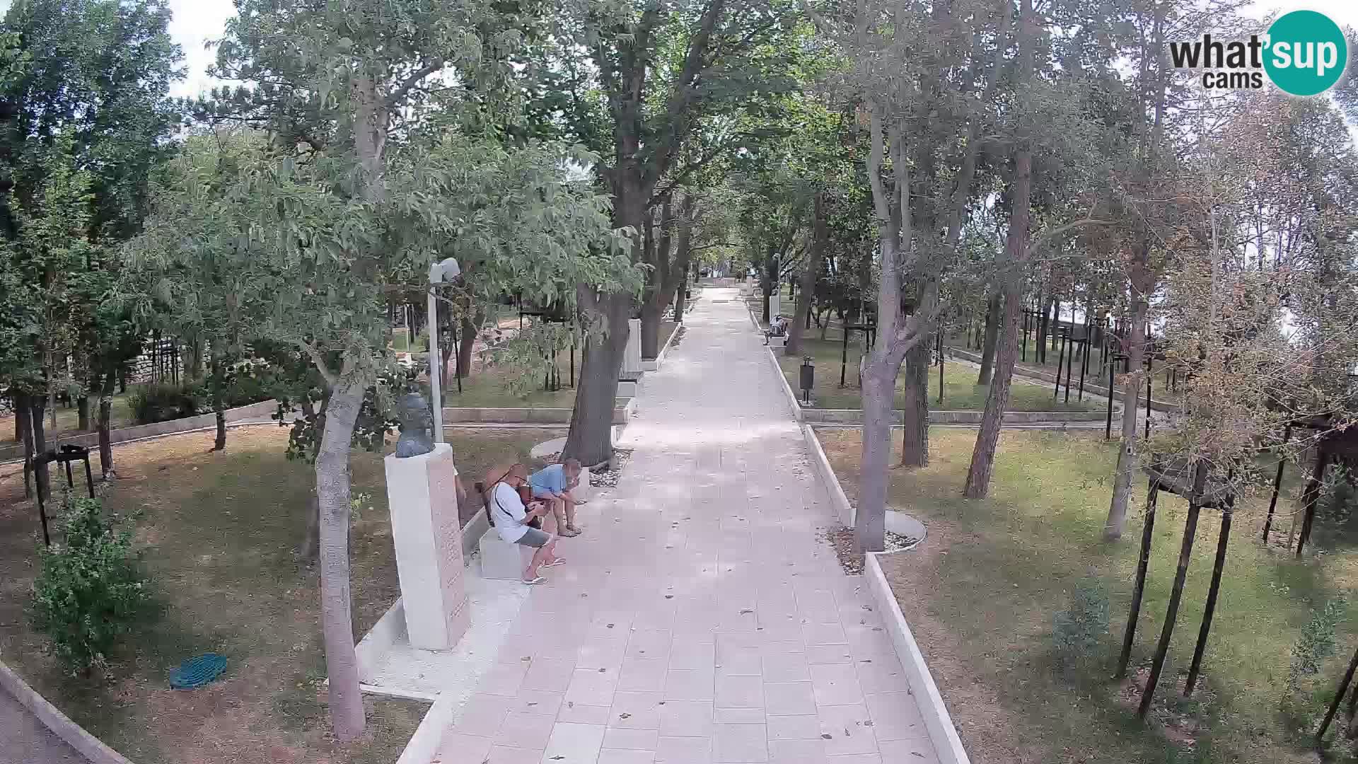 Writers’ Park Webcam Senj – Live by the Sea