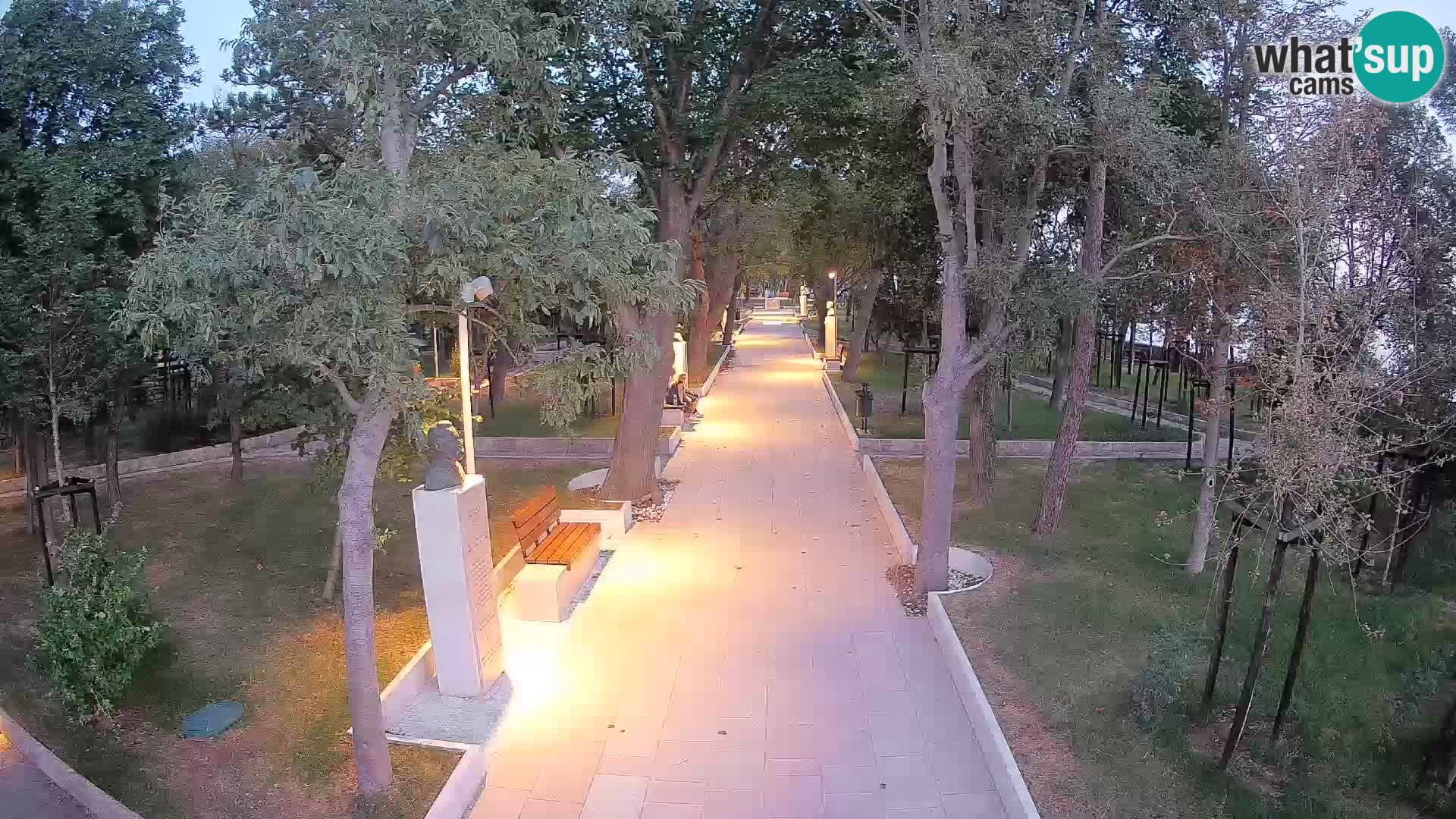 Writers’ Park Webcam Senj – Live by the Sea