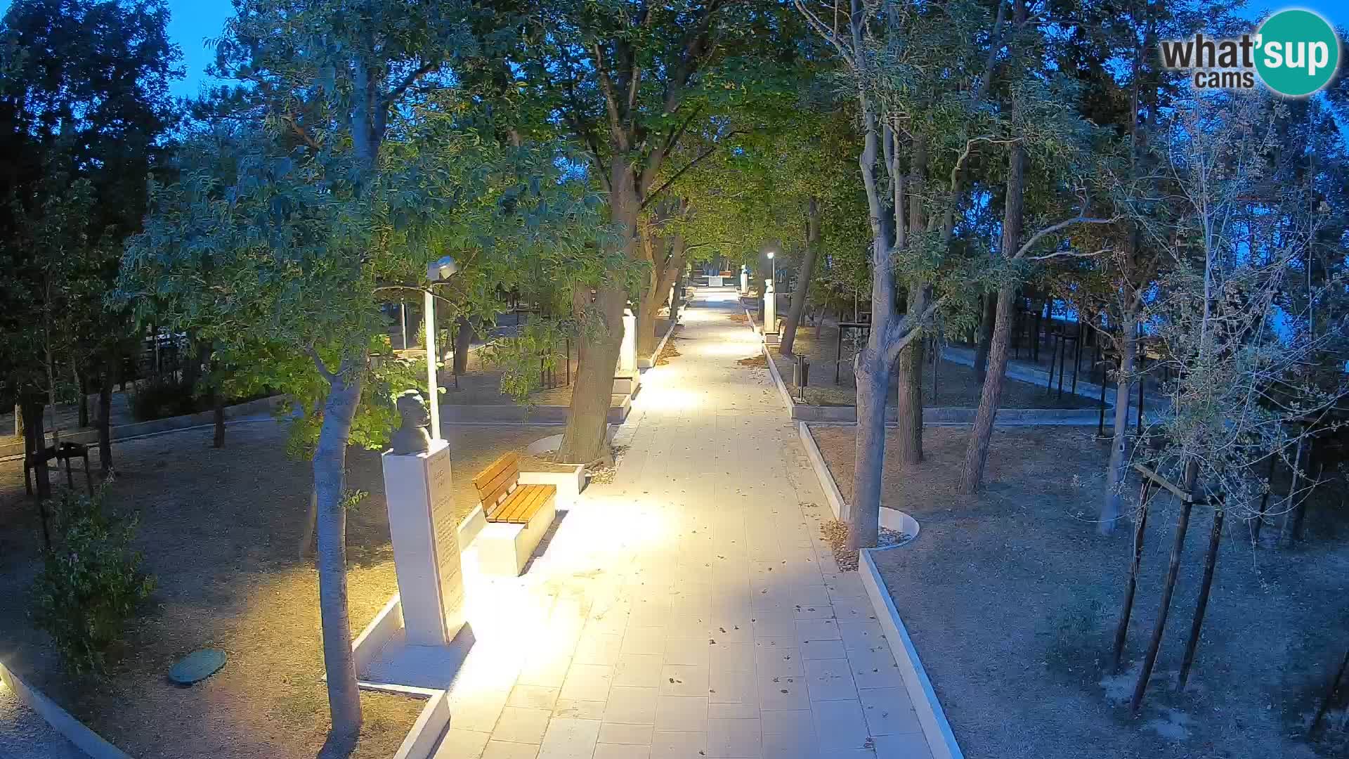 Writers’ Park Webcam Senj – Live by the Sea