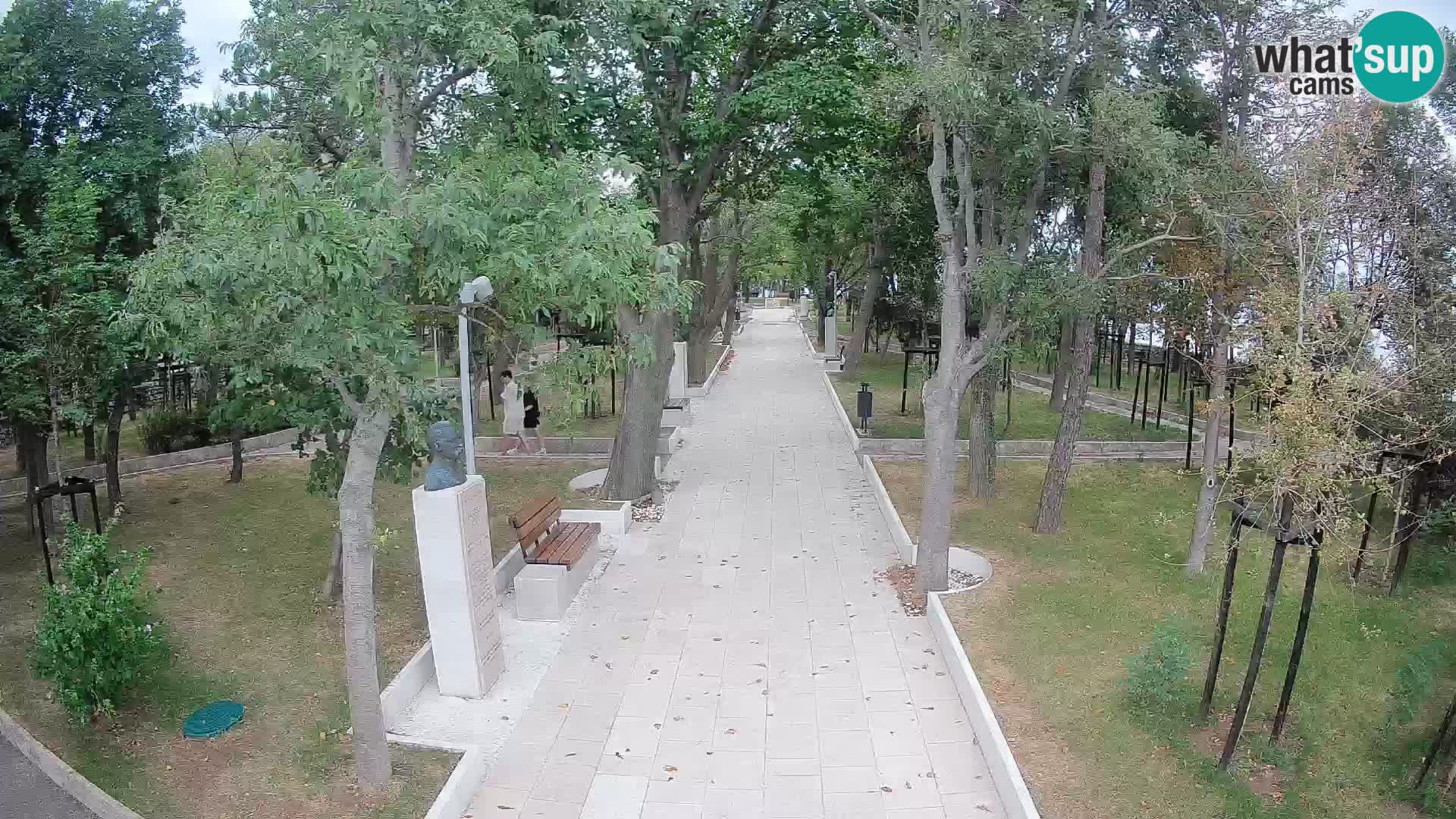 Writers’ Park Webcam Senj – Live by the Sea