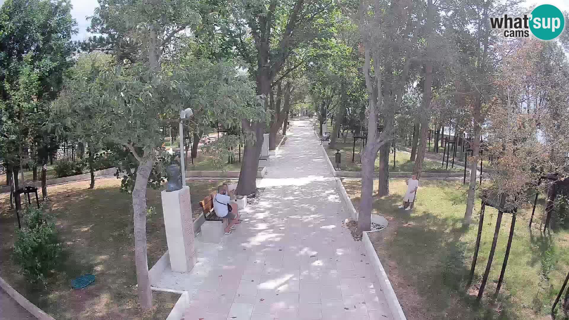 Writers’ Park Webcam Senj – Live by the Sea