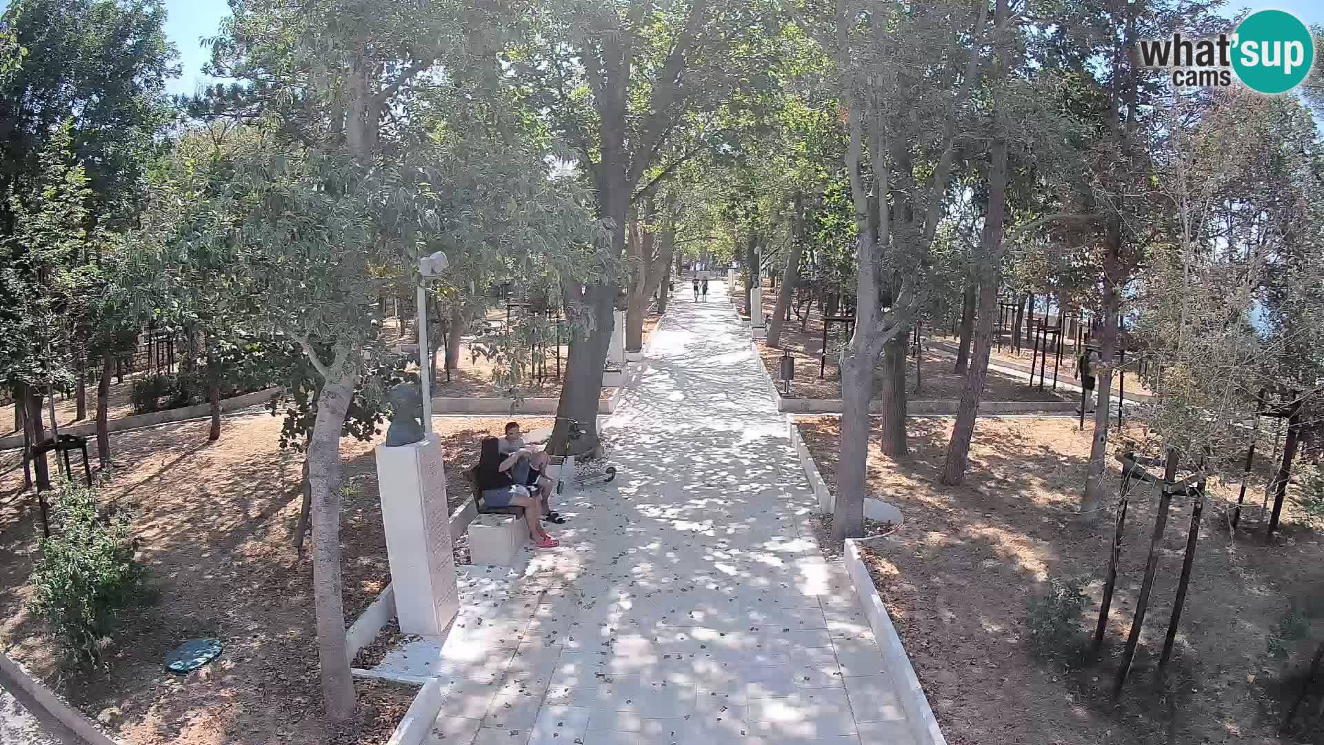 Webcam Schriftstellerpark Senj – Live am Meer