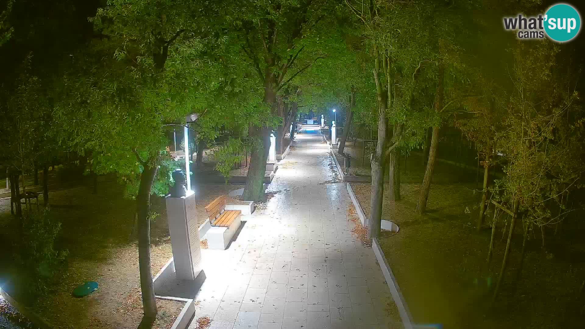 Writers’ Park Webcam Senj – Live by the Sea