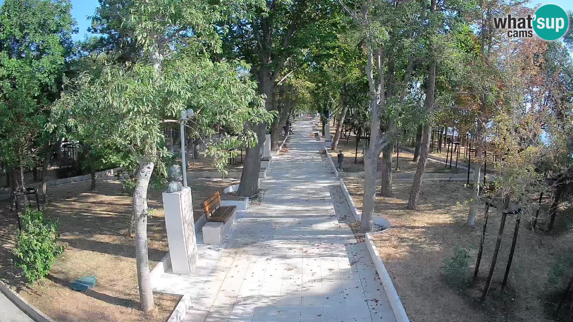 Writers’ Park Webcam Senj – Live by the Sea
