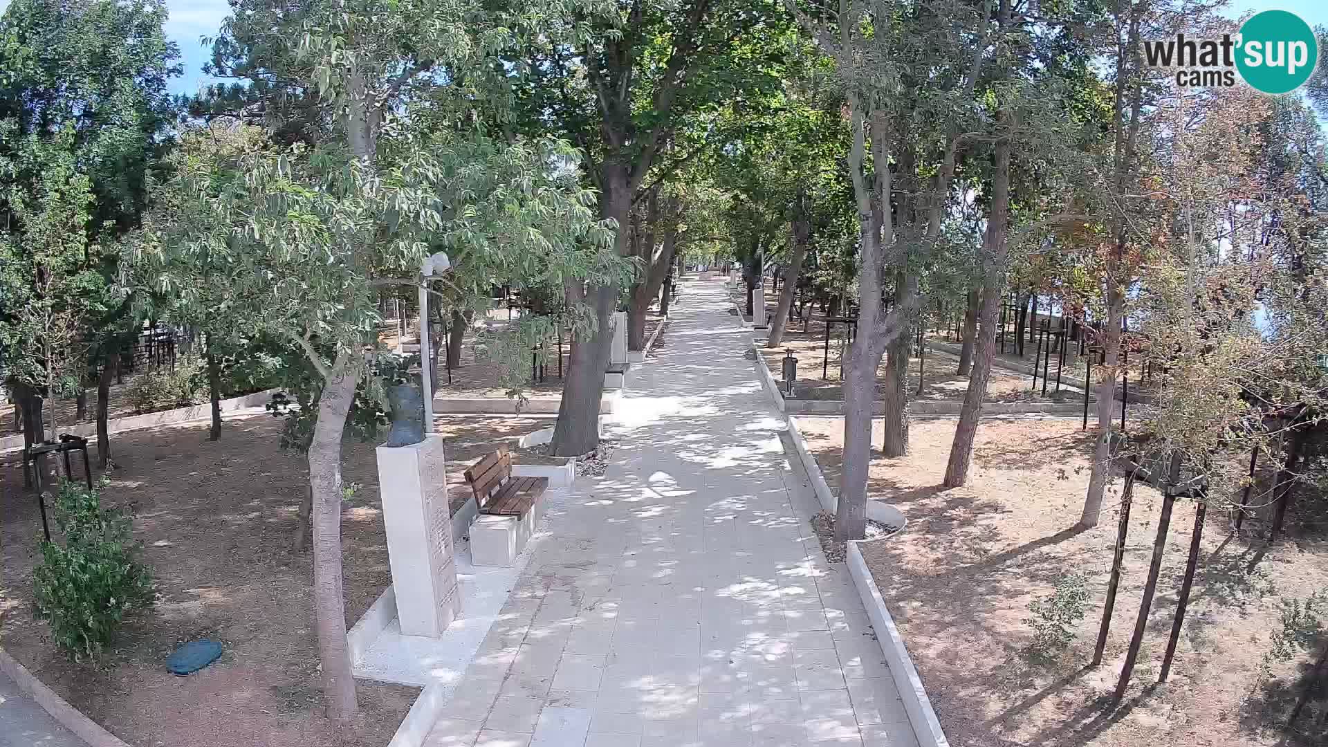 Writers’ Park Webcam Senj – Live by the Sea