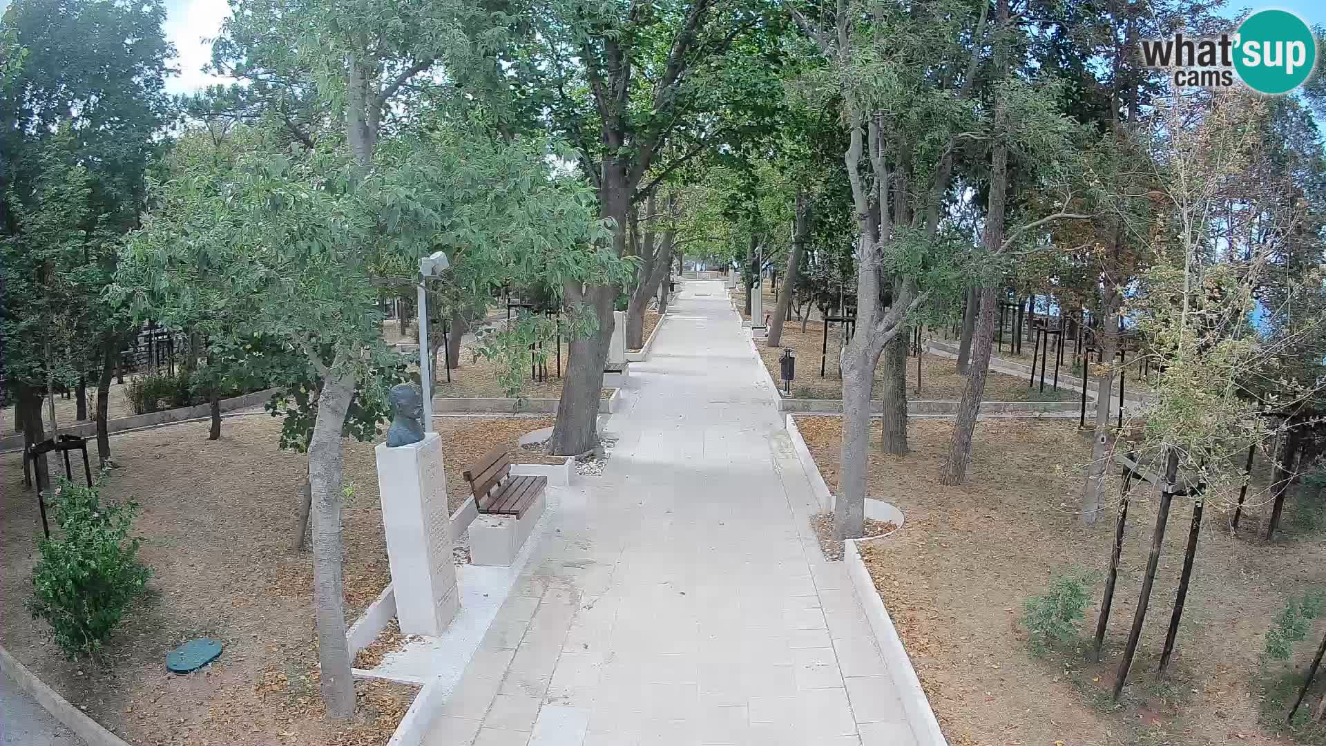 Writers’ Park Webcam Senj – Live by the Sea