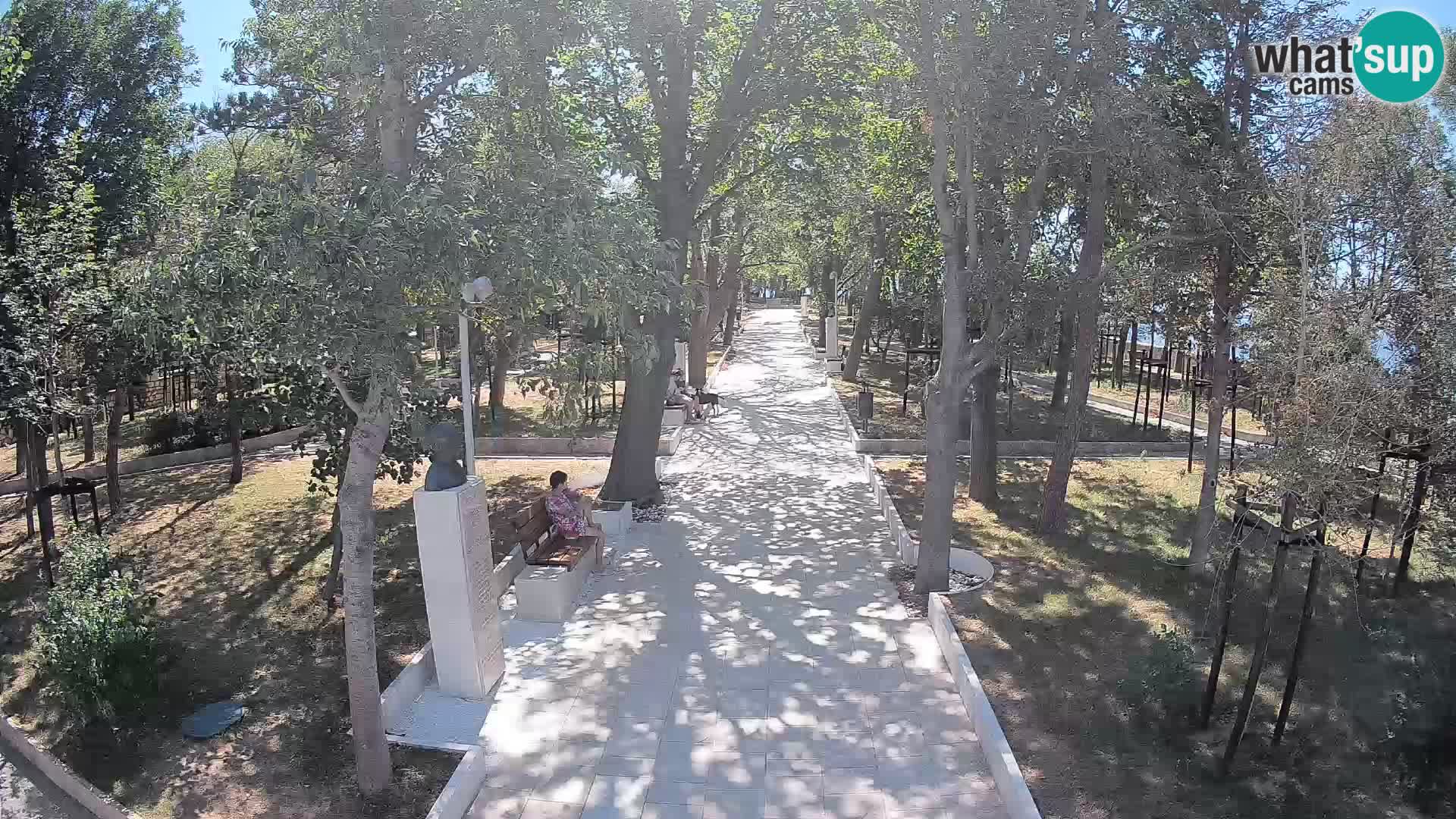 Writers’ Park Webcam Senj – Live by the Sea