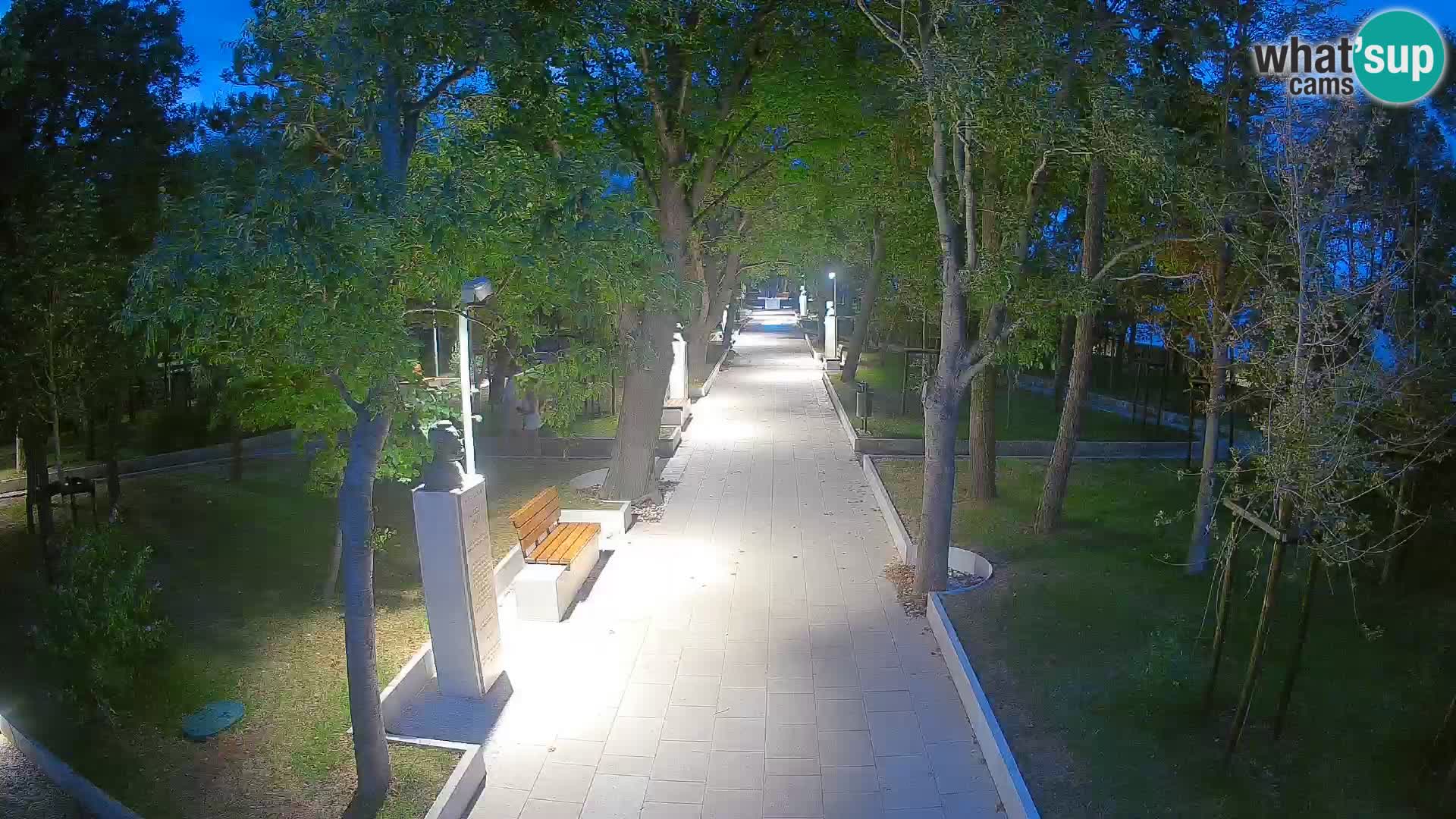 Writers’ Park Webcam Senj – Live by the Sea