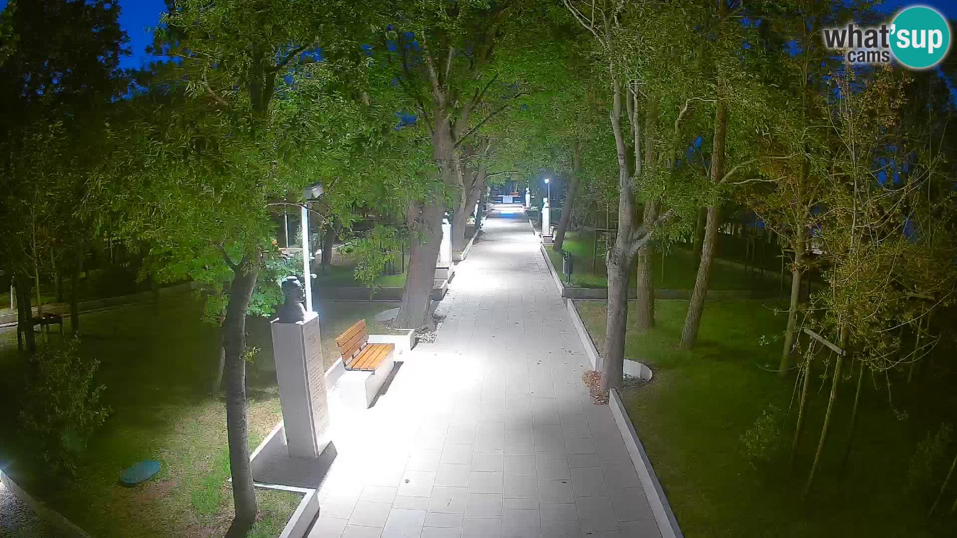 Writers’ Park Webcam Senj – Live by the Sea