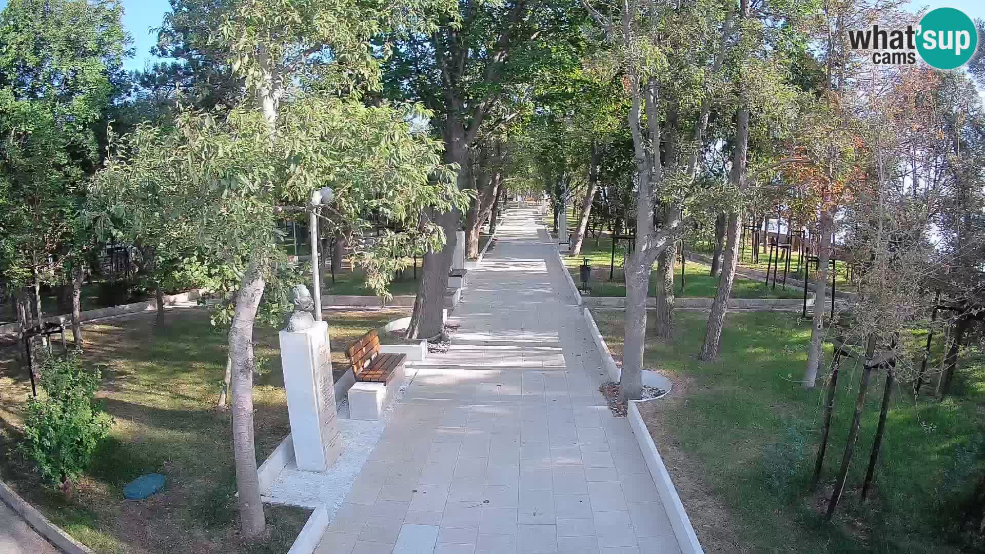 Writers’ Park Webcam Senj – Live by the Sea