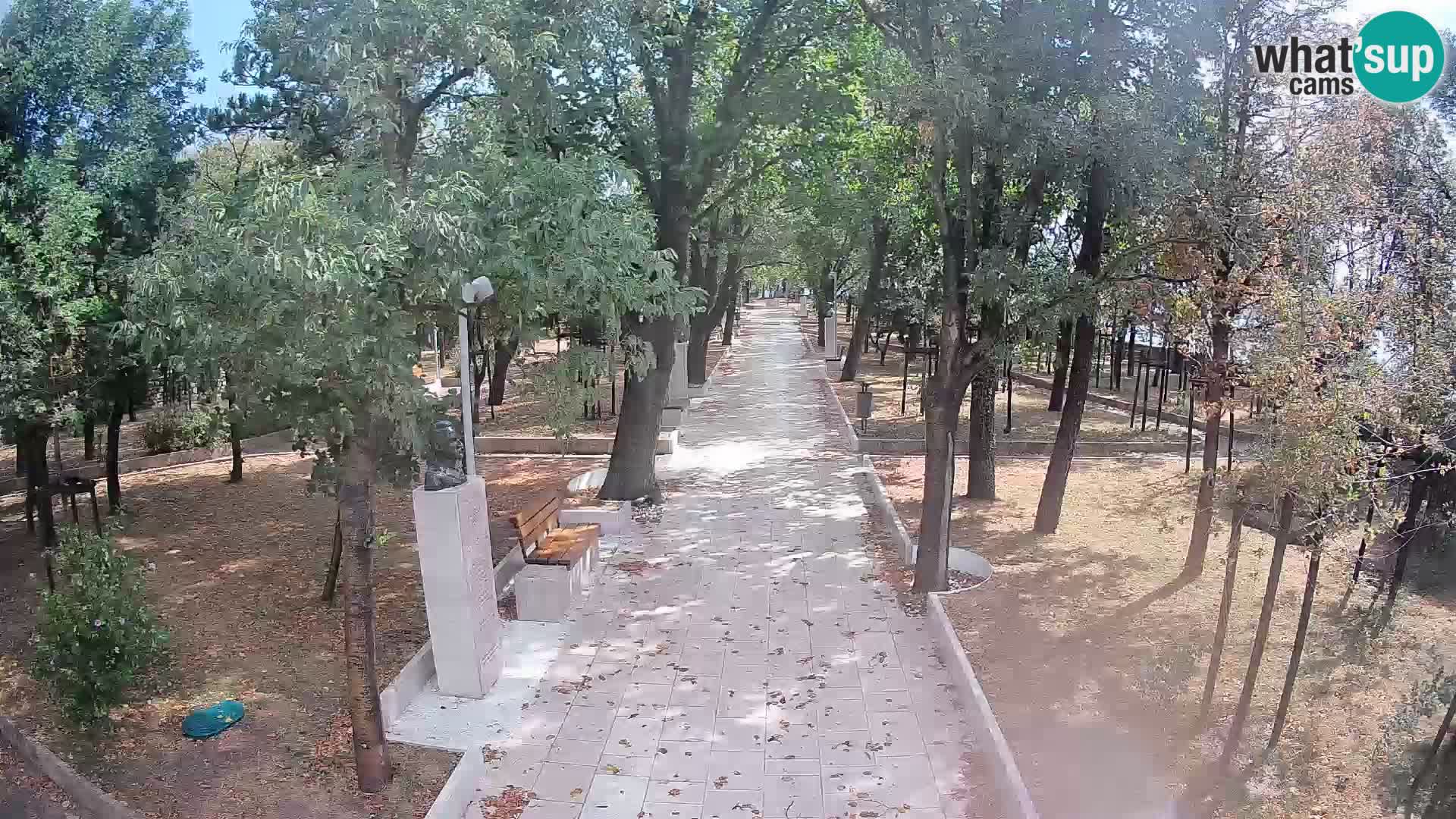 Writers’ Park Webcam Senj – Live by the Sea