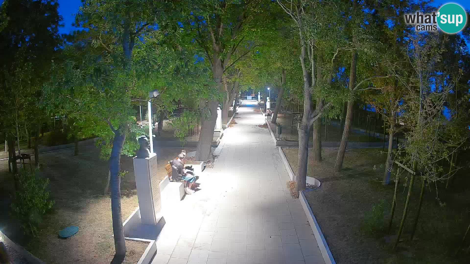 Writers’ Park Webcam Senj – Live by the Sea
