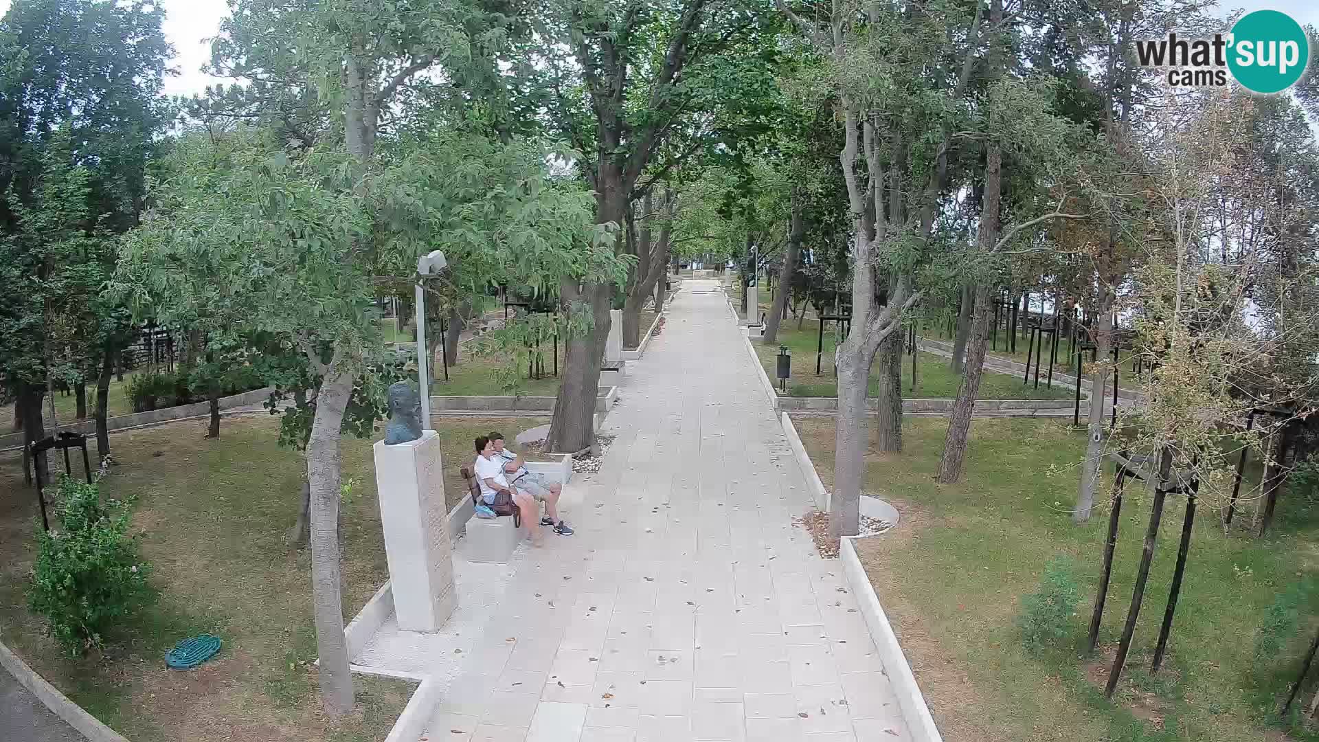 Writers’ Park Webcam Senj – Live by the Sea