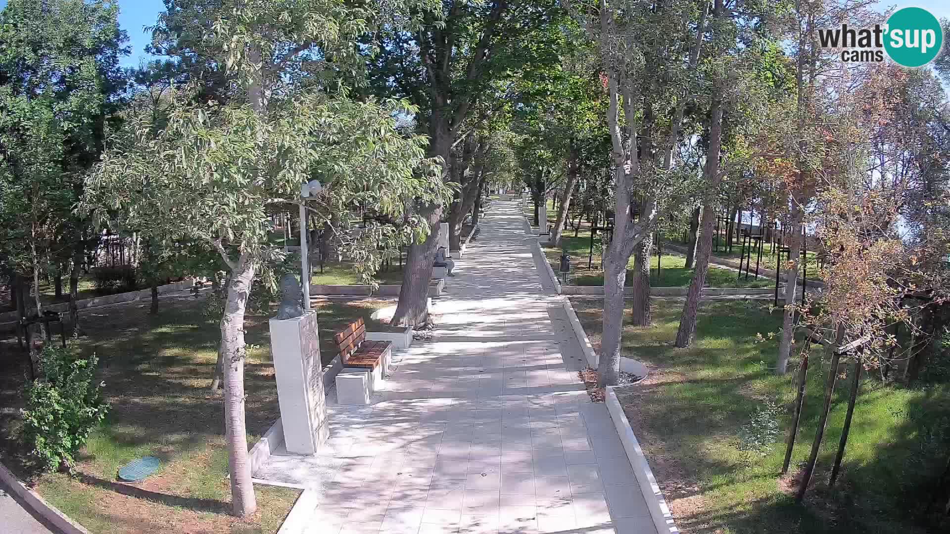 Webcam Schriftstellerpark Senj – Live am Meer