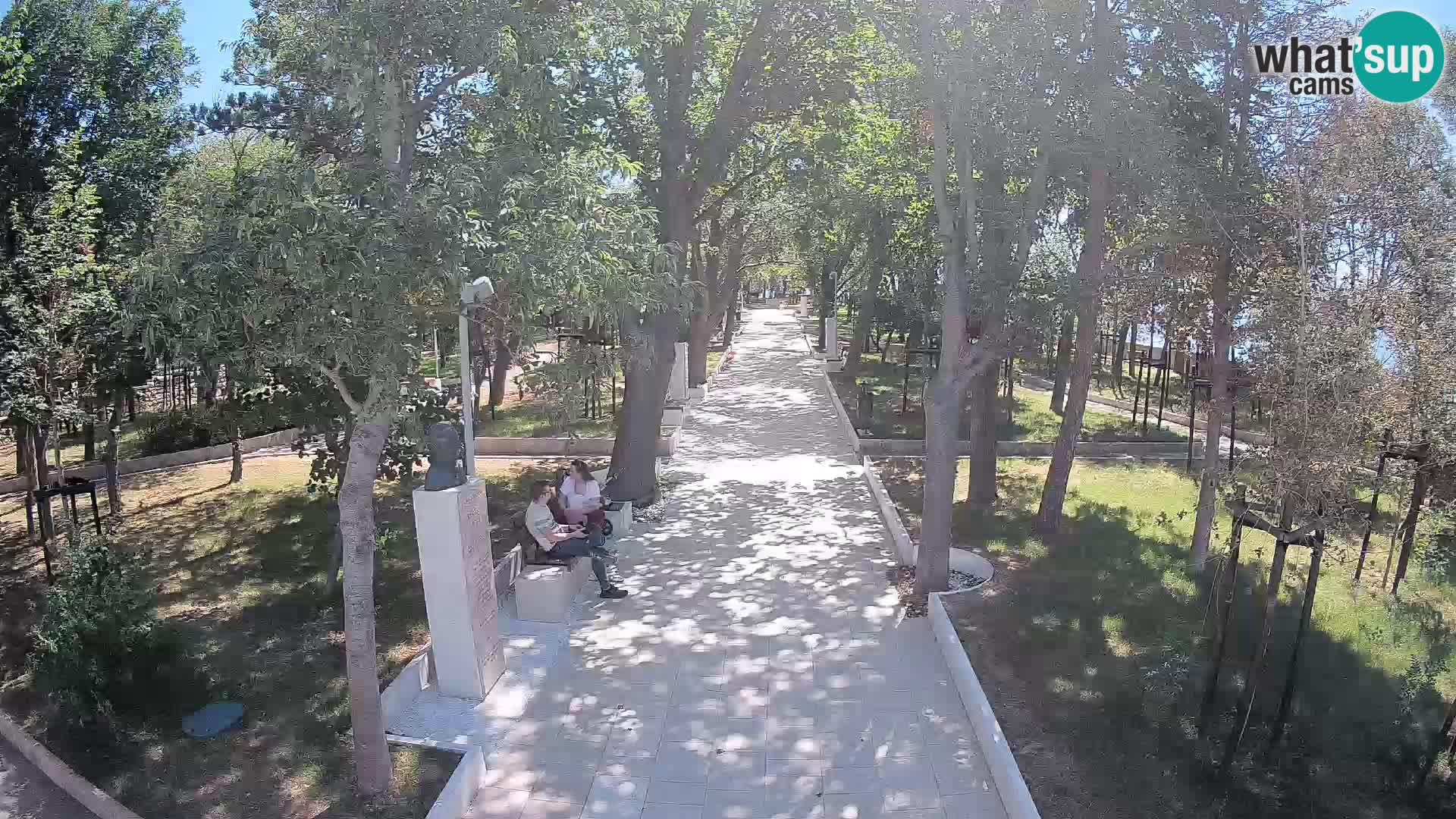 Writers’ Park Webcam Senj – Live by the Sea