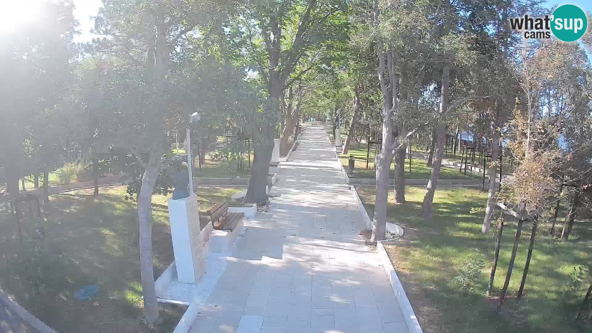 Writers’ Park Webcam Senj – Live by the Sea