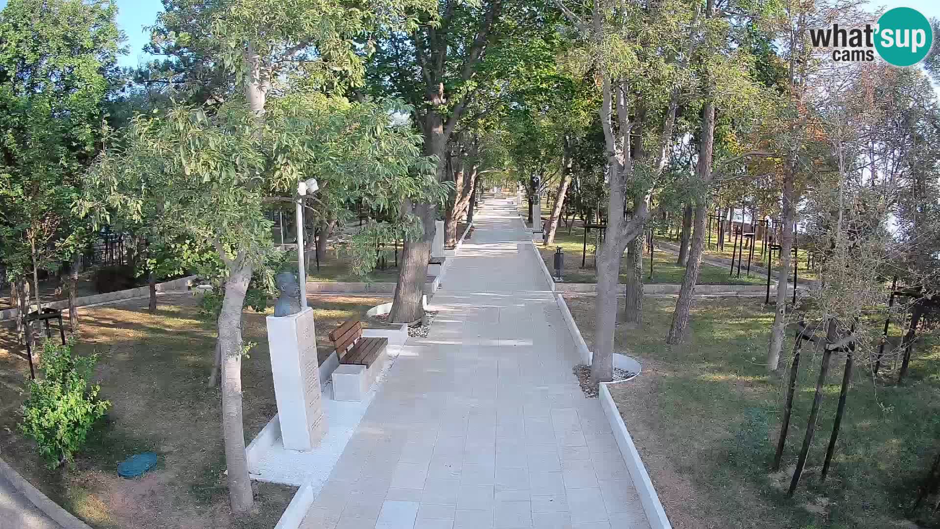 Writers’ Park Webcam Senj – Live by the Sea