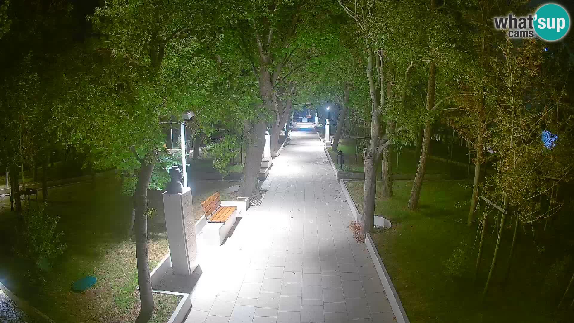Webcam Schriftstellerpark Senj – Live am Meer