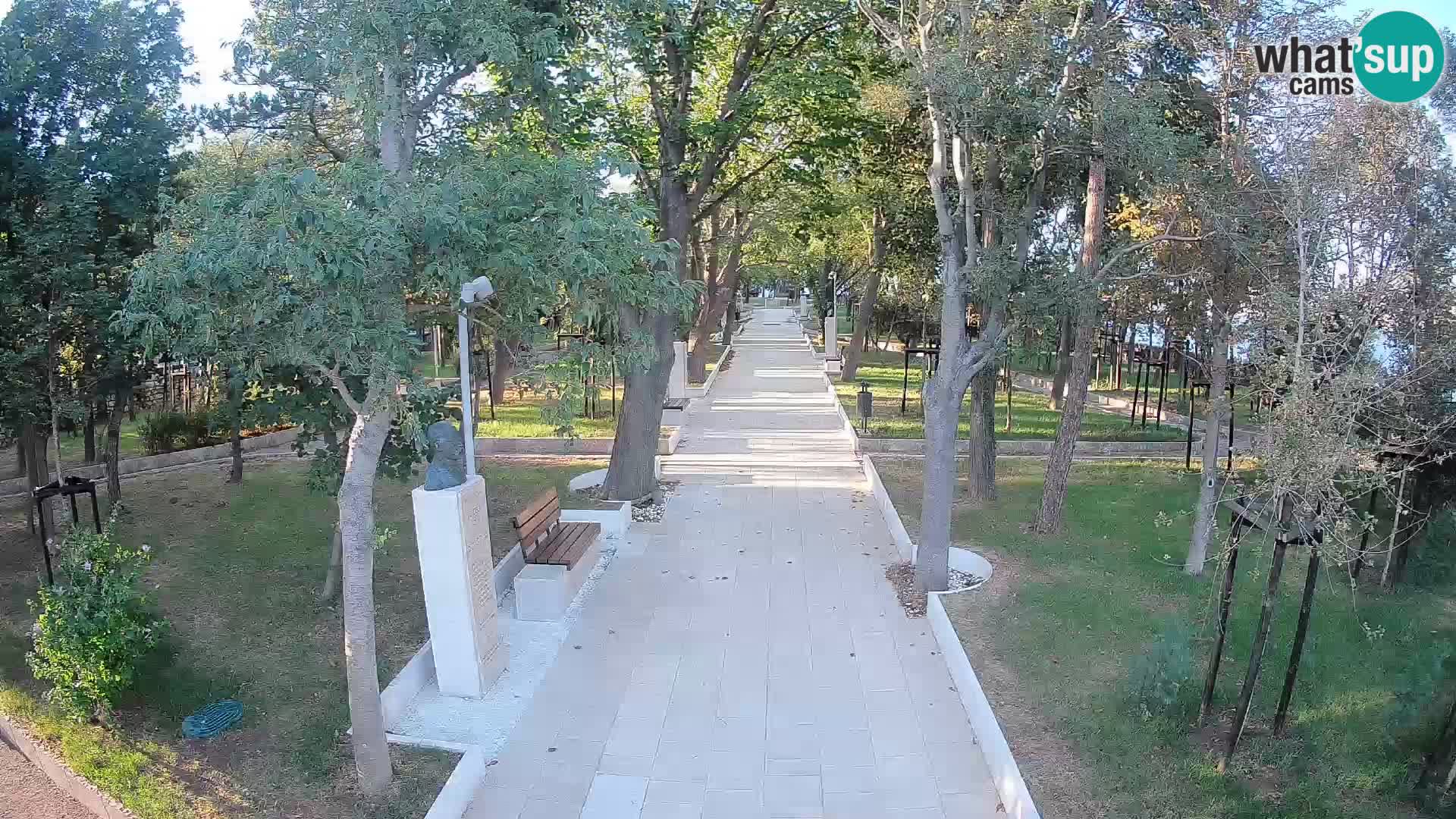Writers’ Park Webcam Senj – Live by the Sea