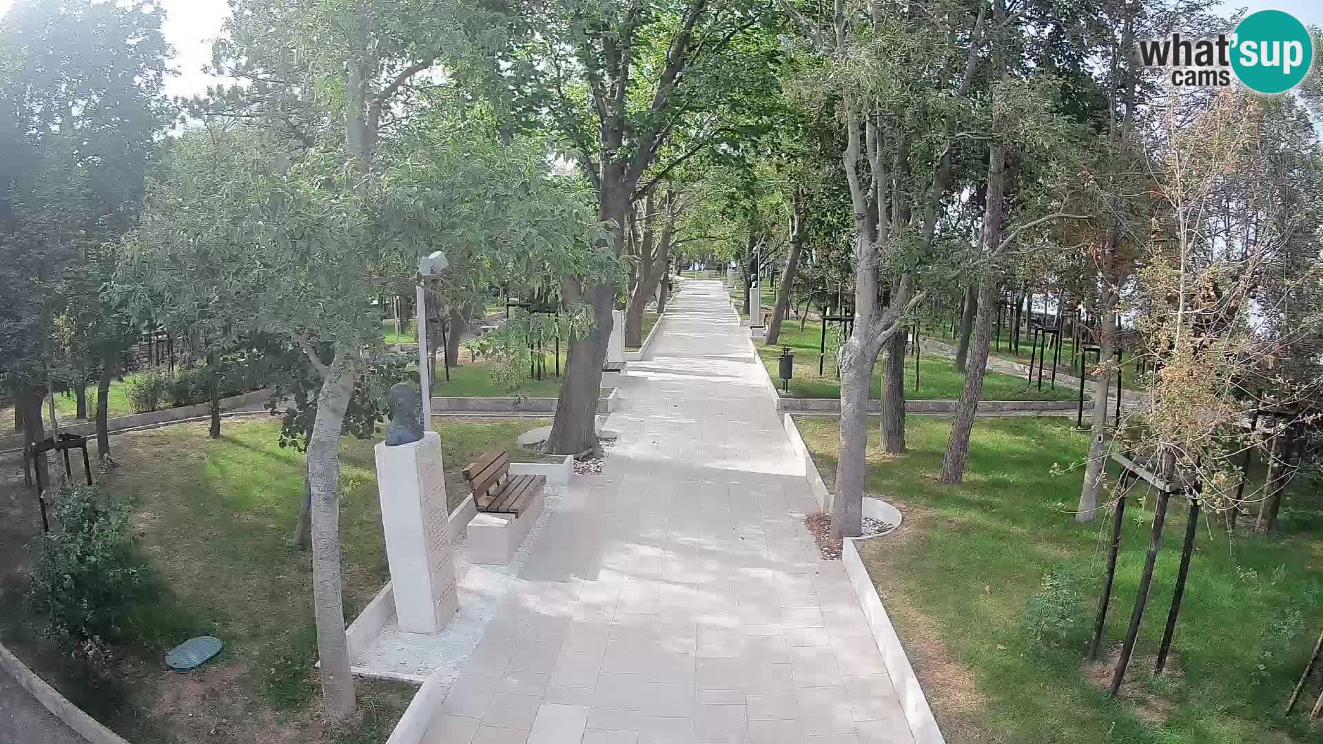 Writers’ Park Webcam Senj – Live by the Sea