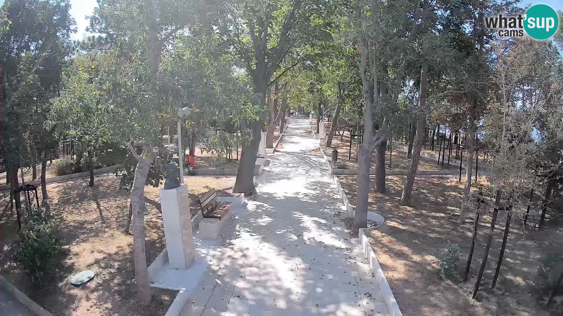 Writers’ Park Webcam Senj – Live by the Sea