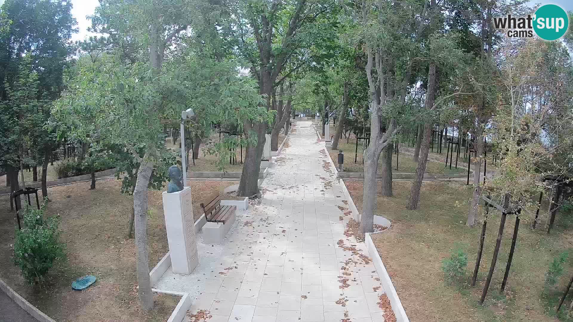 Writers’ Park Webcam Senj – Live by the Sea