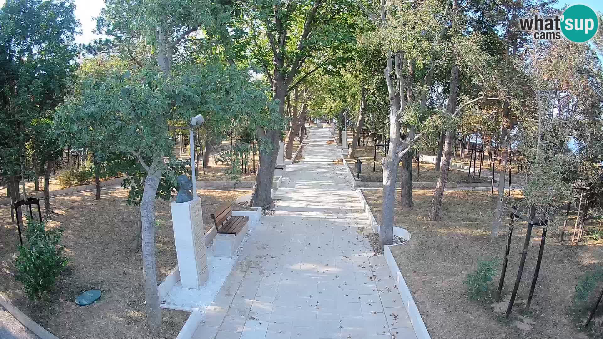 Webcam Schriftstellerpark Senj – Live am Meer