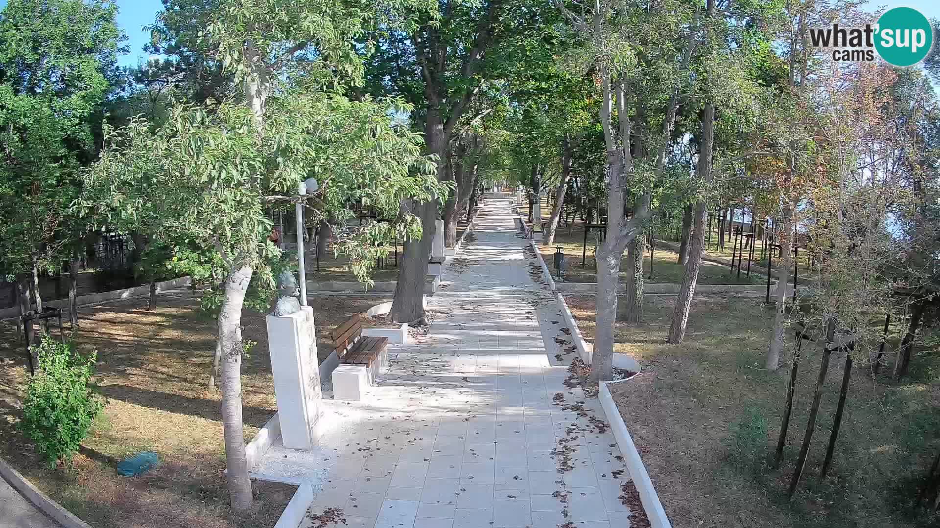 Writers’ Park Webcam Senj – Live by the Sea